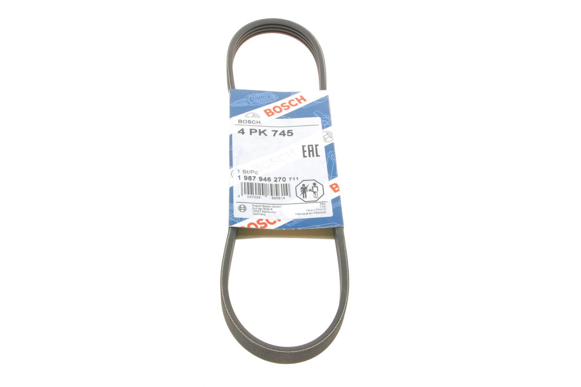 Ремінь генератора Renault Twingo 1.2 07- (4PK745)