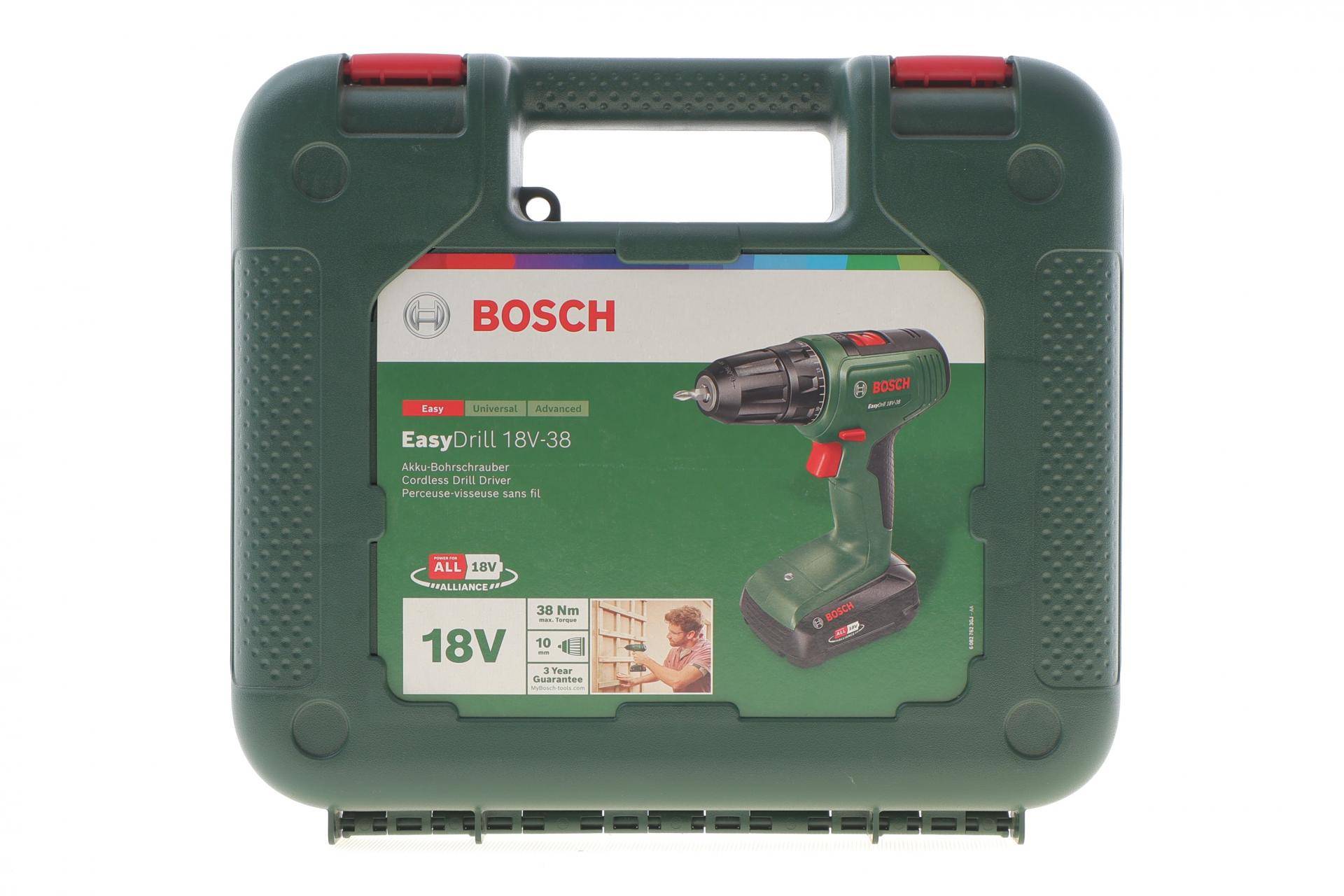 Дриль-шуруповерт акумуляторний Easydrill 18V-38 (18V) (1 акб 1.5 Ah)