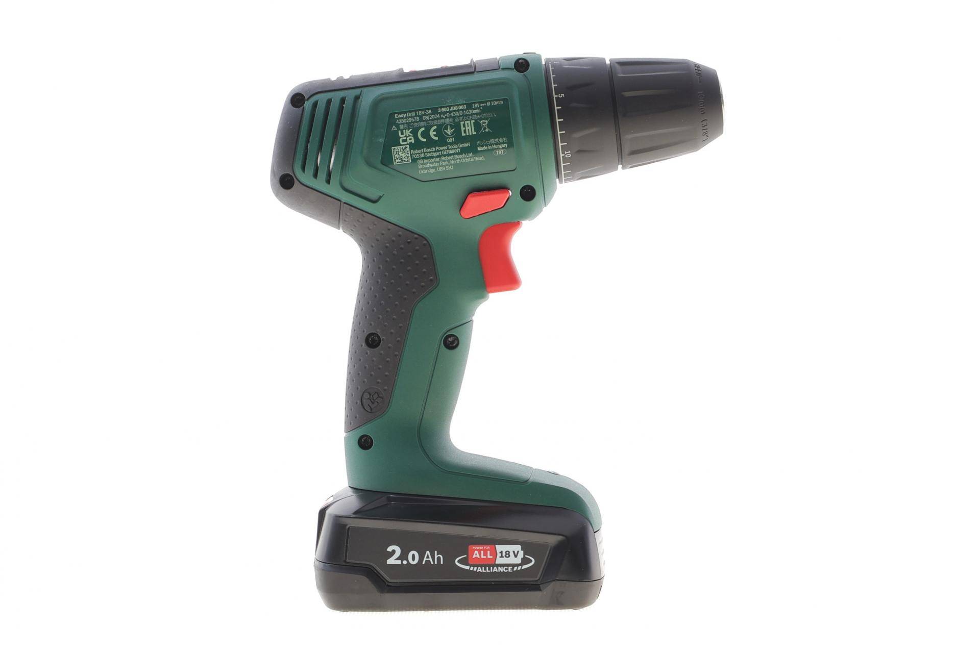 Дриль-шуруповерт акумуляторний Easydrill 18V-38 (18V) (1 акб 1.5 Ah)