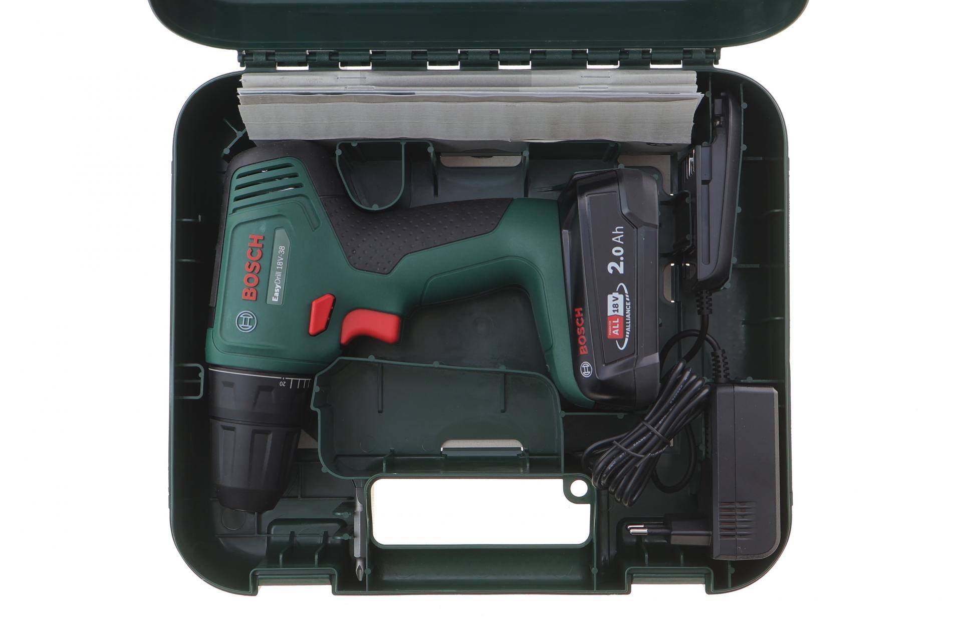 Дриль-шуруповерт акумуляторний Easydrill 18V-38 (18V) (1 акб 1.5 Ah)