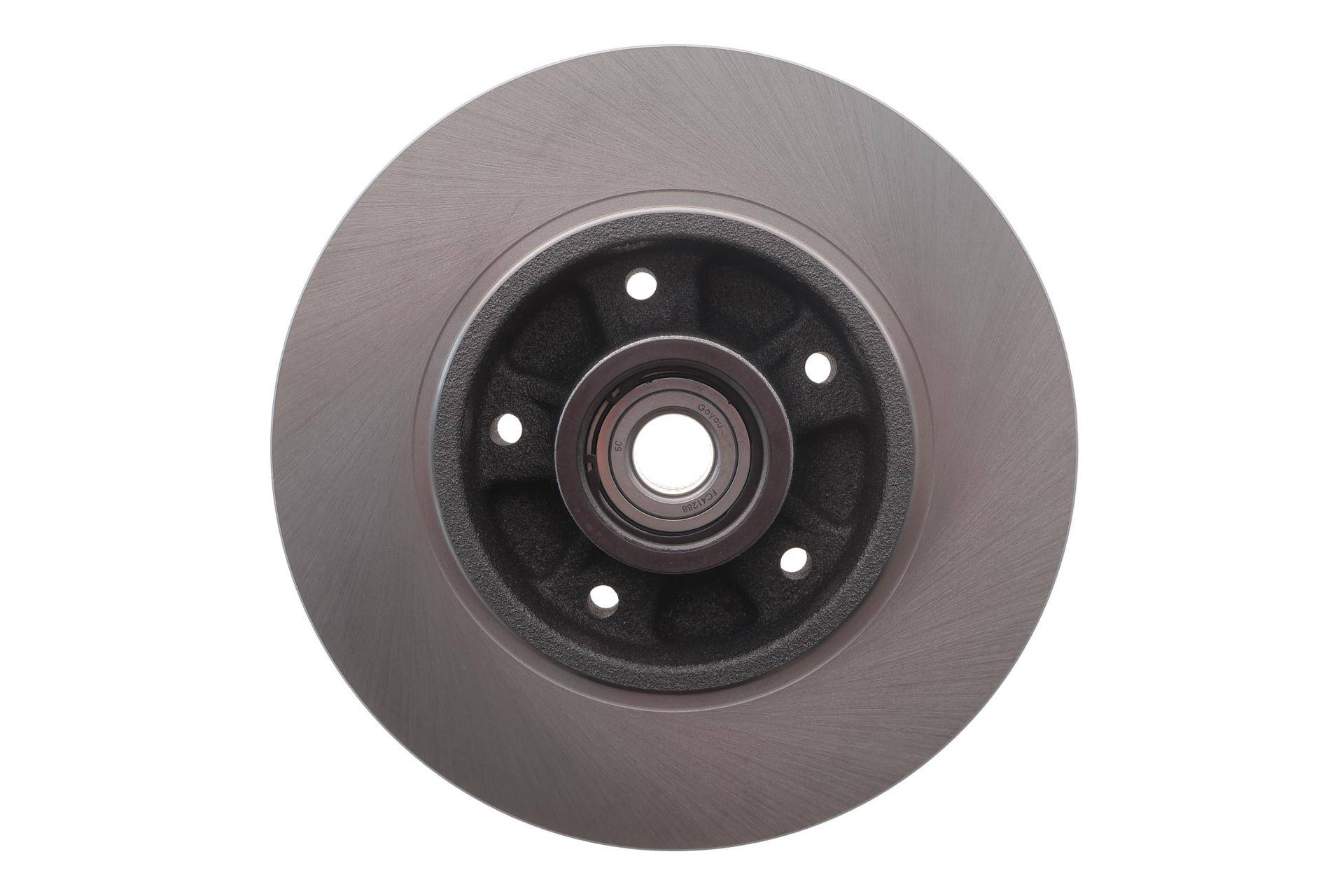 Диск гальмівний (задній) Renault Megane III 08- (260x8) (+ABS) (з підшипником) (з покр.) (повний)