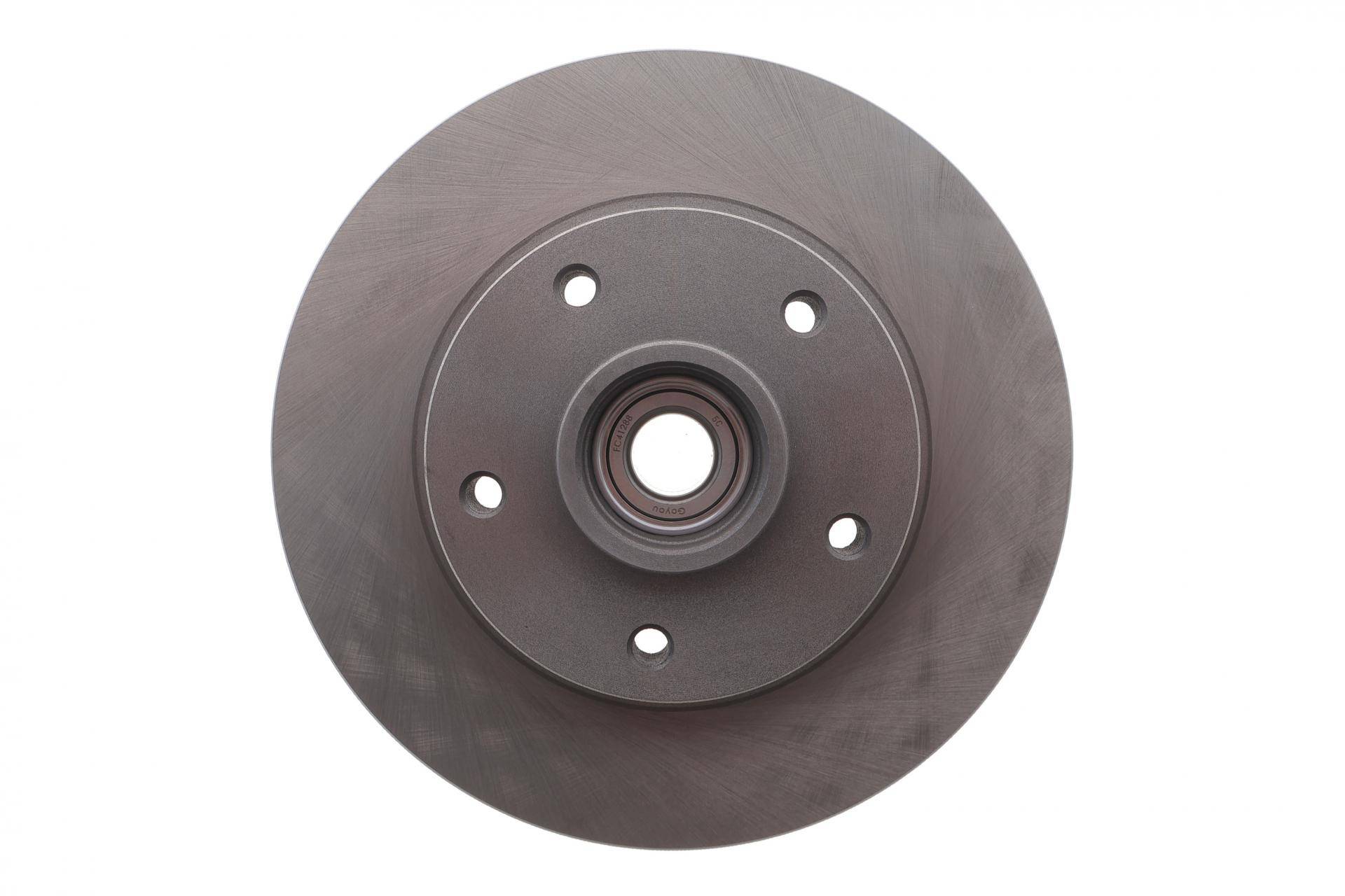 Диск гальмівний (задній) Renault Megane III 08- (260x8) (+ABS) (з підшипником) (з покр.) (повний)