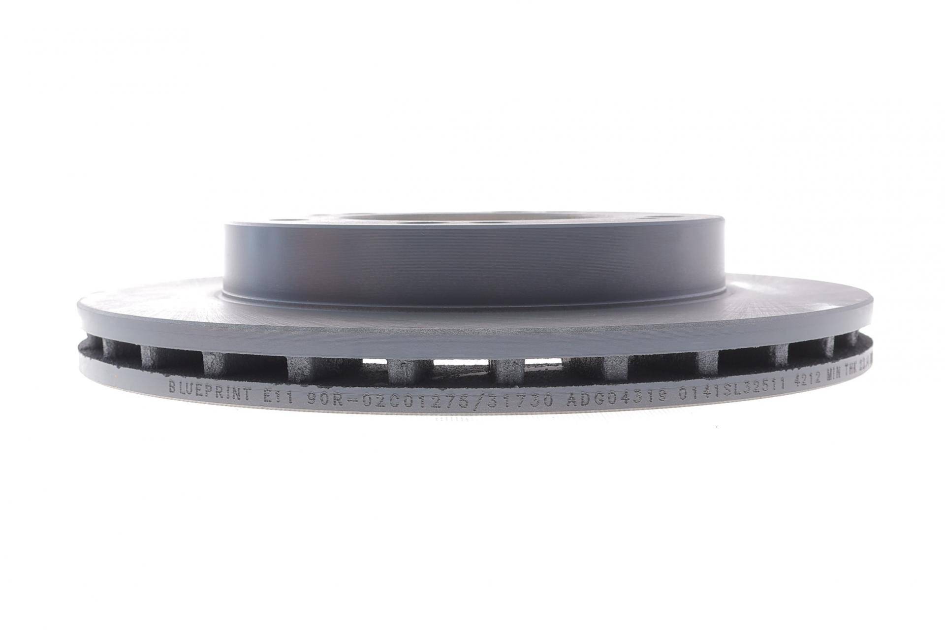 Диск гальмівний (передній) Kia Sportage 2.0D 94-15 (284x24)