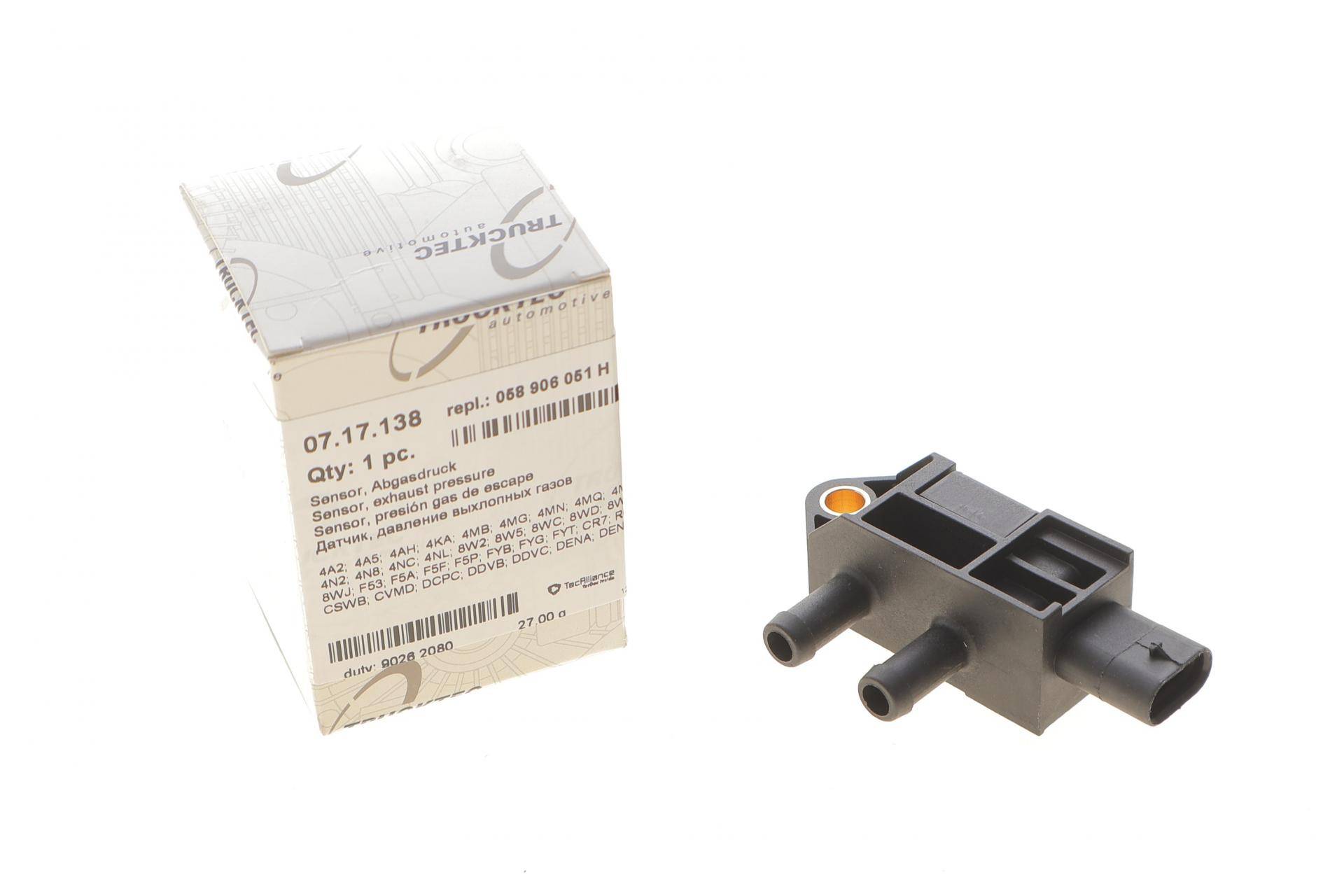 Датчик тиску вихлопних газів VW Touareg 3.0 TDI 17-