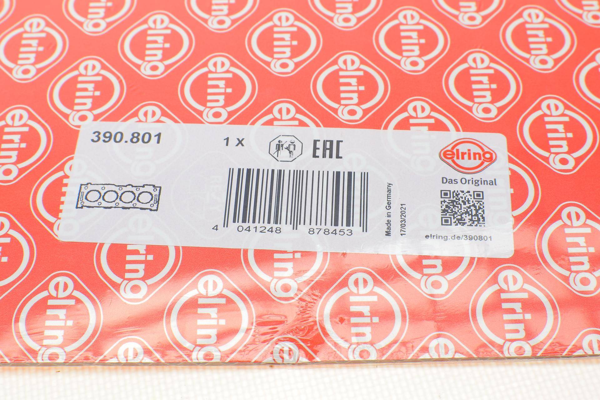 Прокладка ГБЦ Porsche Cayenne 4.0 16- (0.9mm/d=87mm)(1-4 циліндр)