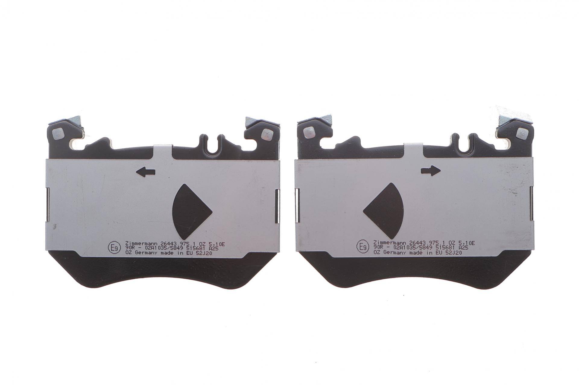 Колодки гальмівні (передні) MB S-class (W223) 20- (Brembo)