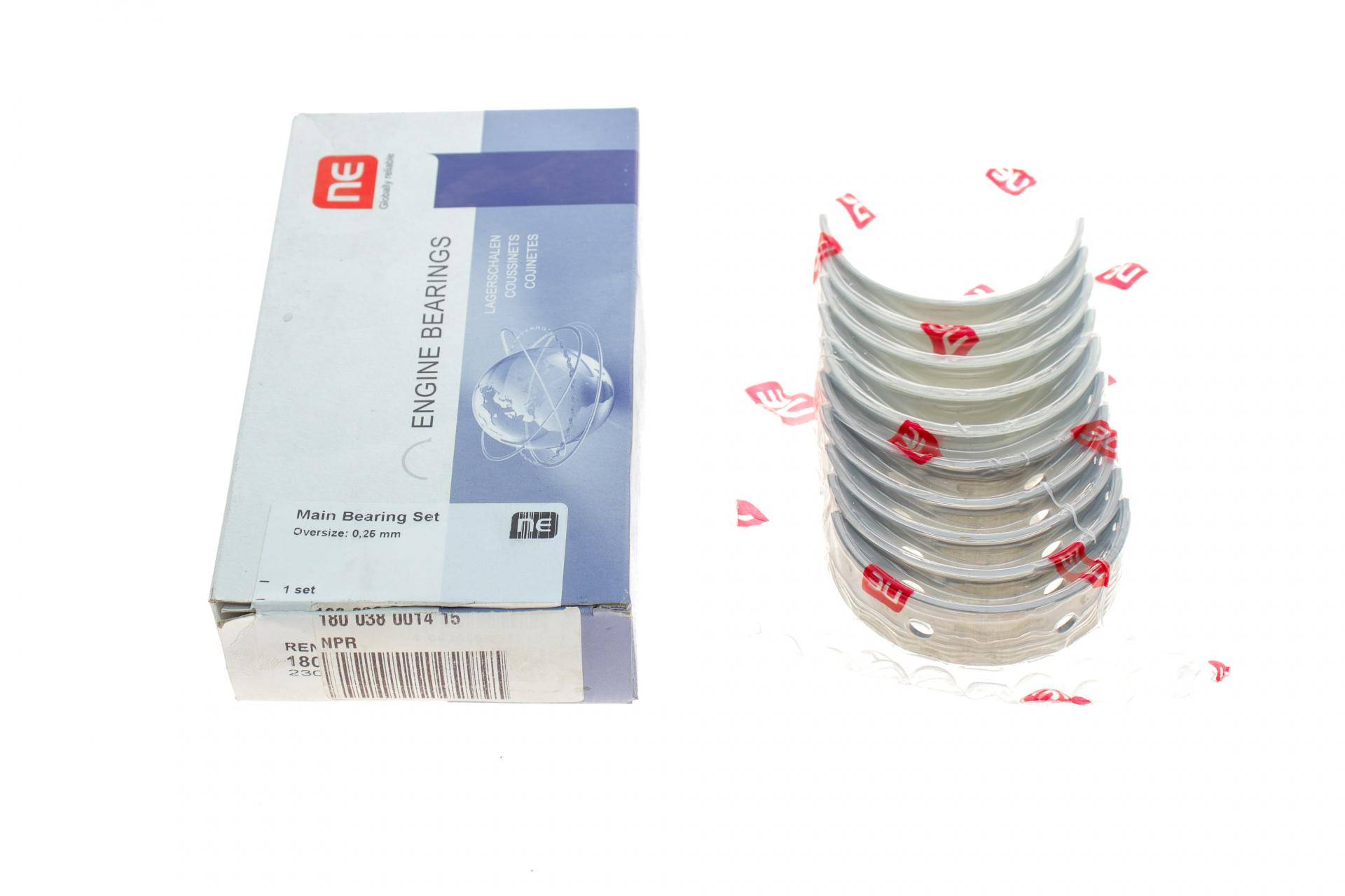 Вкладиші корінні Opel Vivaro/Renault Trafic 2.0CDTI/dCi 95- (+0.25) = 6038142500