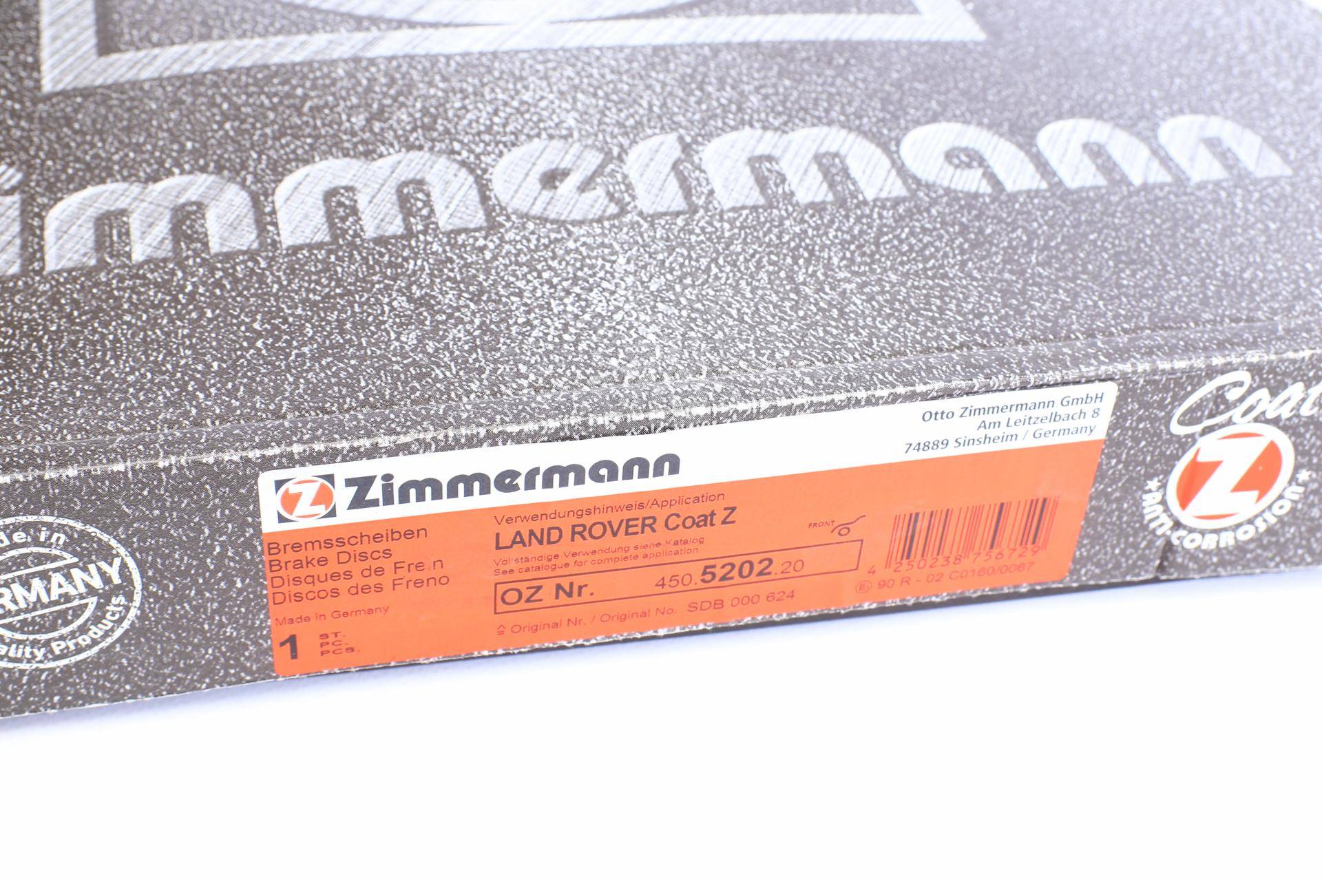 Диск гальмівний (передній) Land Rover Discovery IV 09-/Range Rover Sport 09-13 (360x30)(з покр)(вент)