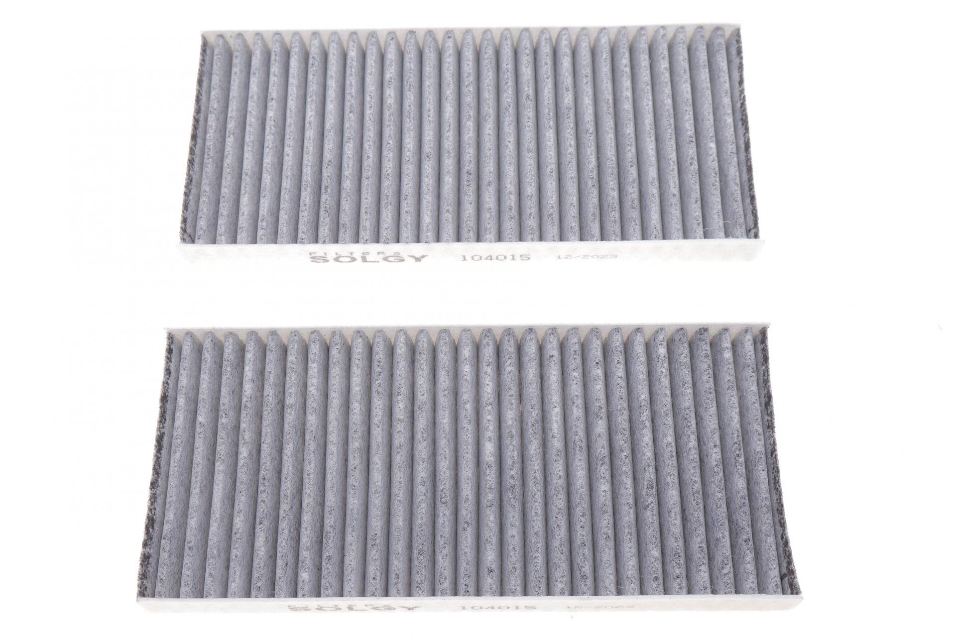 Фільтр салону Renault Kangoo 08-/ Master 10- (вугільний) (к-кт 2шт)