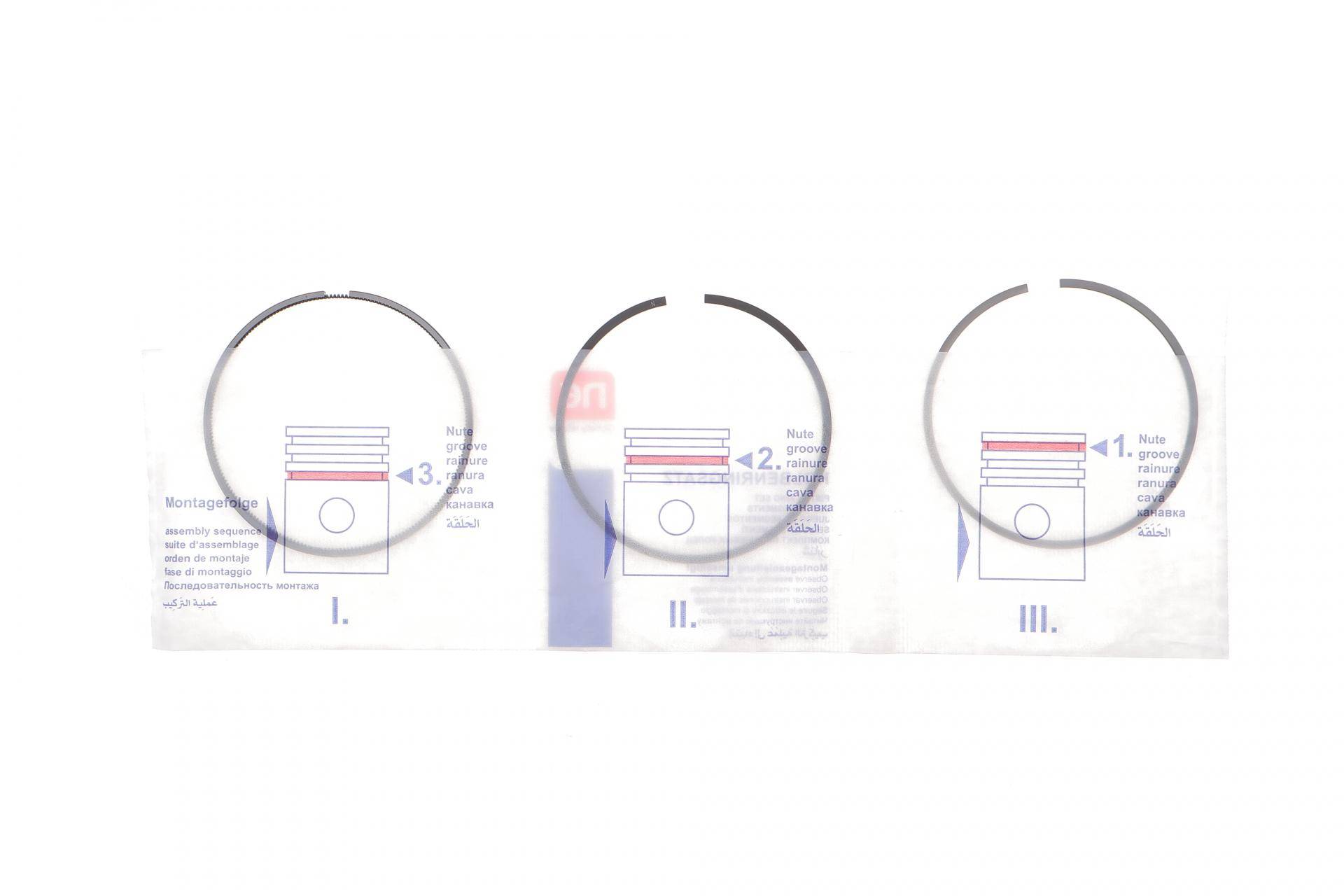 Кільця поршневі BMW X5 (F15/F85/G05/F95)/X6 (F16/F86/G06/F96) 14- (89.00mm/STD) (1.2-1.5-2) N63/S63