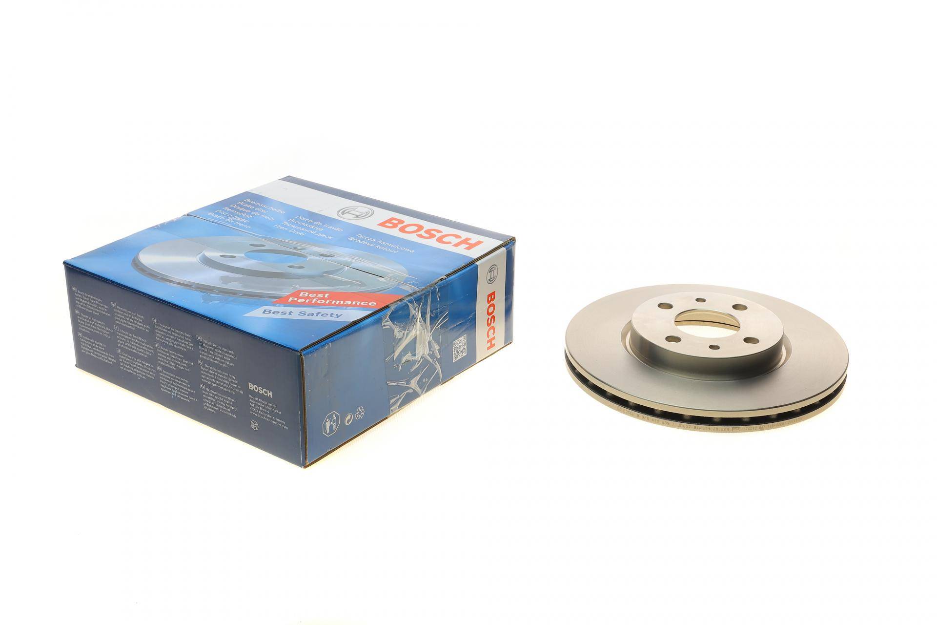 Диск гальмівний (передній) Citroen Nemo/Peugeot Bipper 08- (258x22)