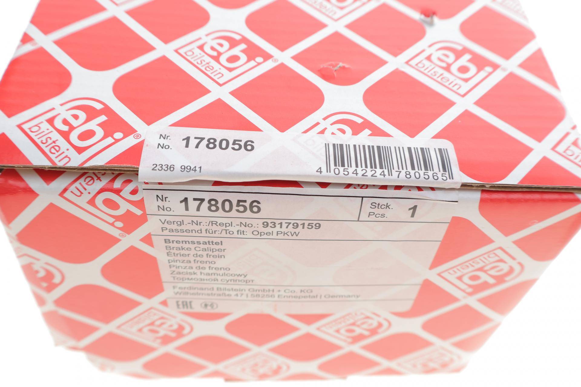 Супорт гальмівний (задній) (R) Opel Combo/Astra G/H 01- (d=38mm)