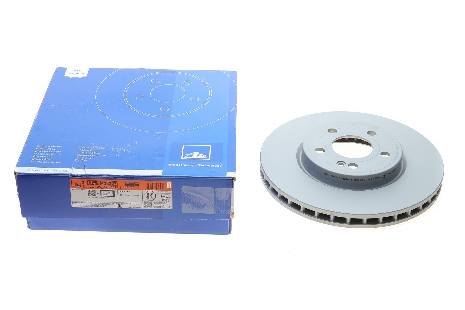 Диск гальмівний (передній) MB A-class (W177)/B-class (W247)/EQA/GLA/GLB 18- (305x28)