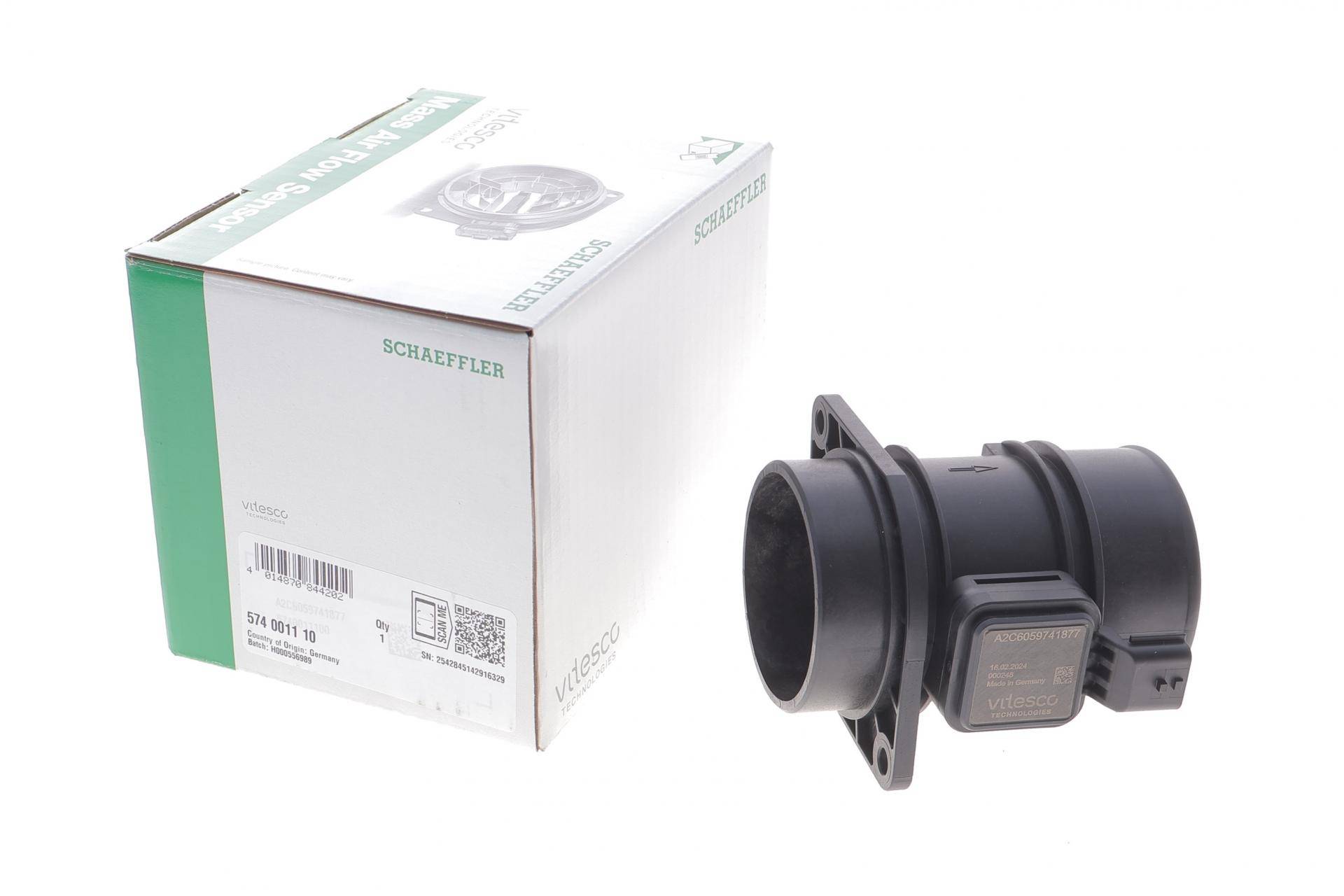 Витратомір повітря Renault Trafic II 2.0dCi (M9R) 06-/Kangoo 1.5dCi (K9K) 09-/MB Citan 1.5CDI 12-, OM 607.951 (K9K)