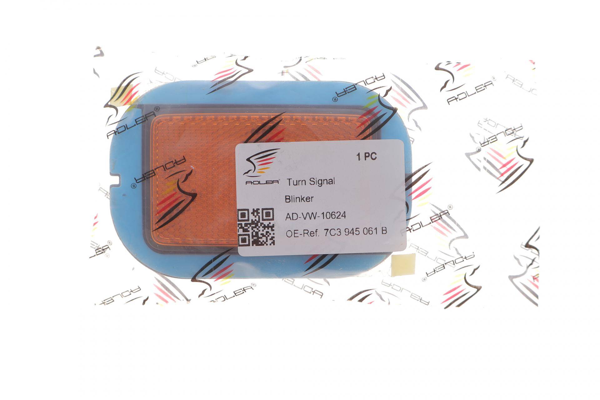 Ліхтар бічний (габарит) VW Crafter 17- (жовтий)