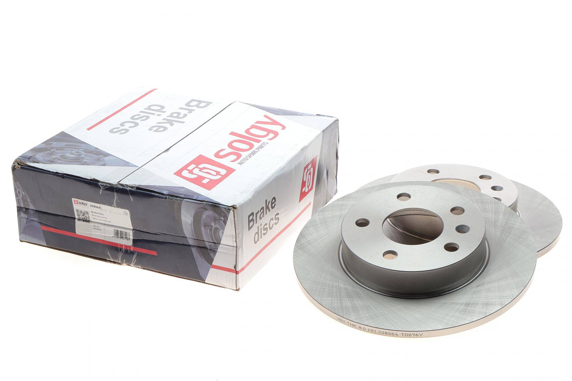 Диск гальмівний (задній) Opel Combo 1.7 04- (264x10)