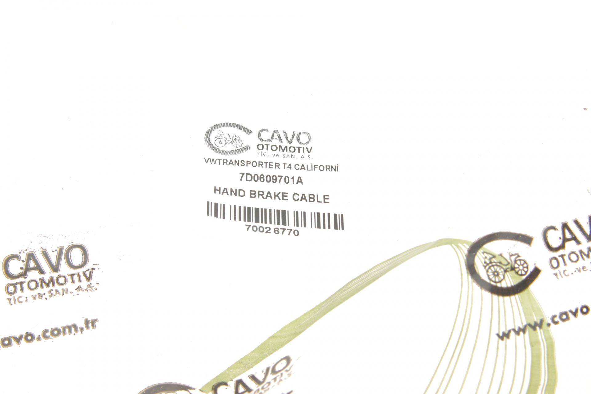 Трос ручника (задній) VW T4 97-03 (953/720mm)