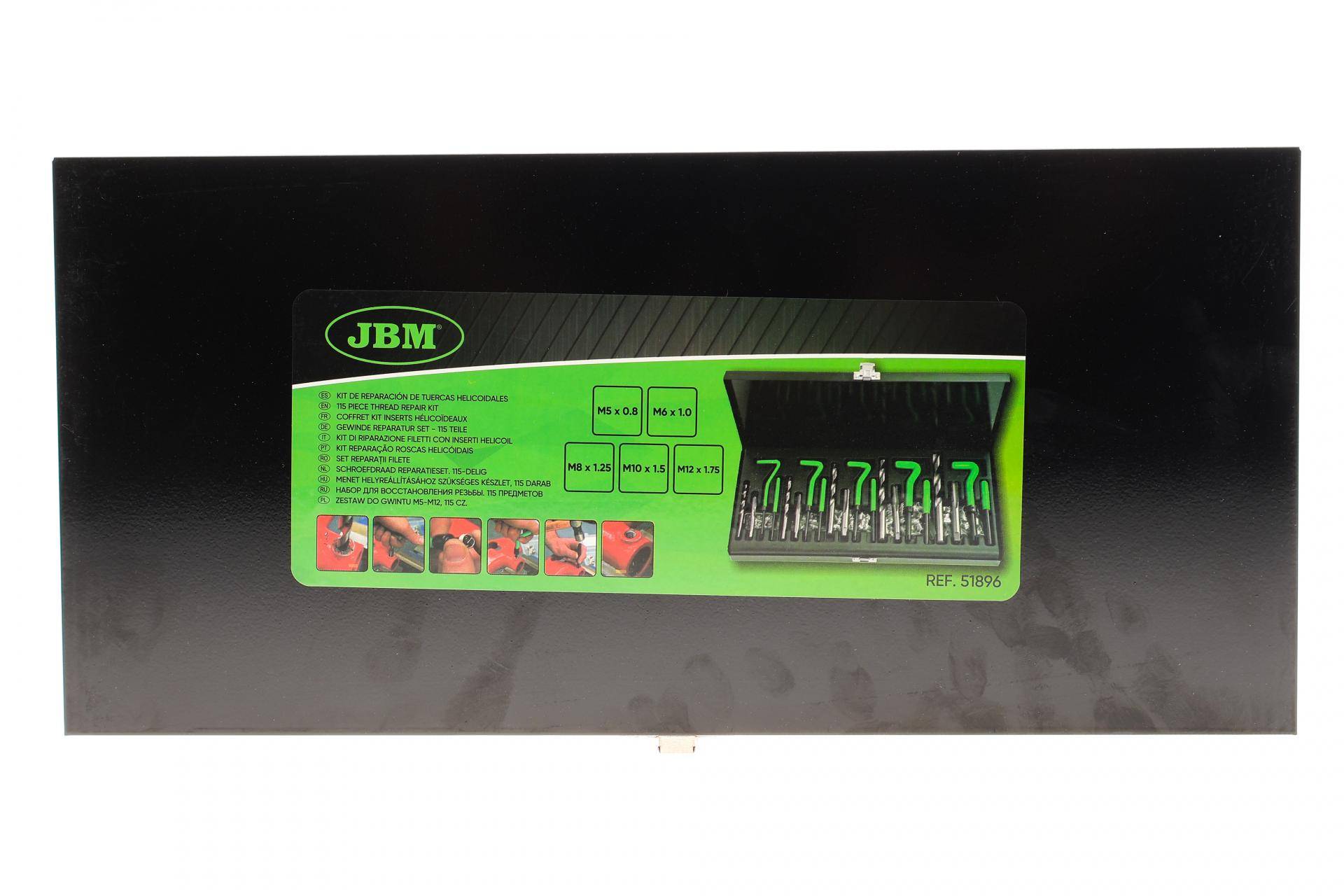 Набір інструментів для відновлення різьби (115 предметів)