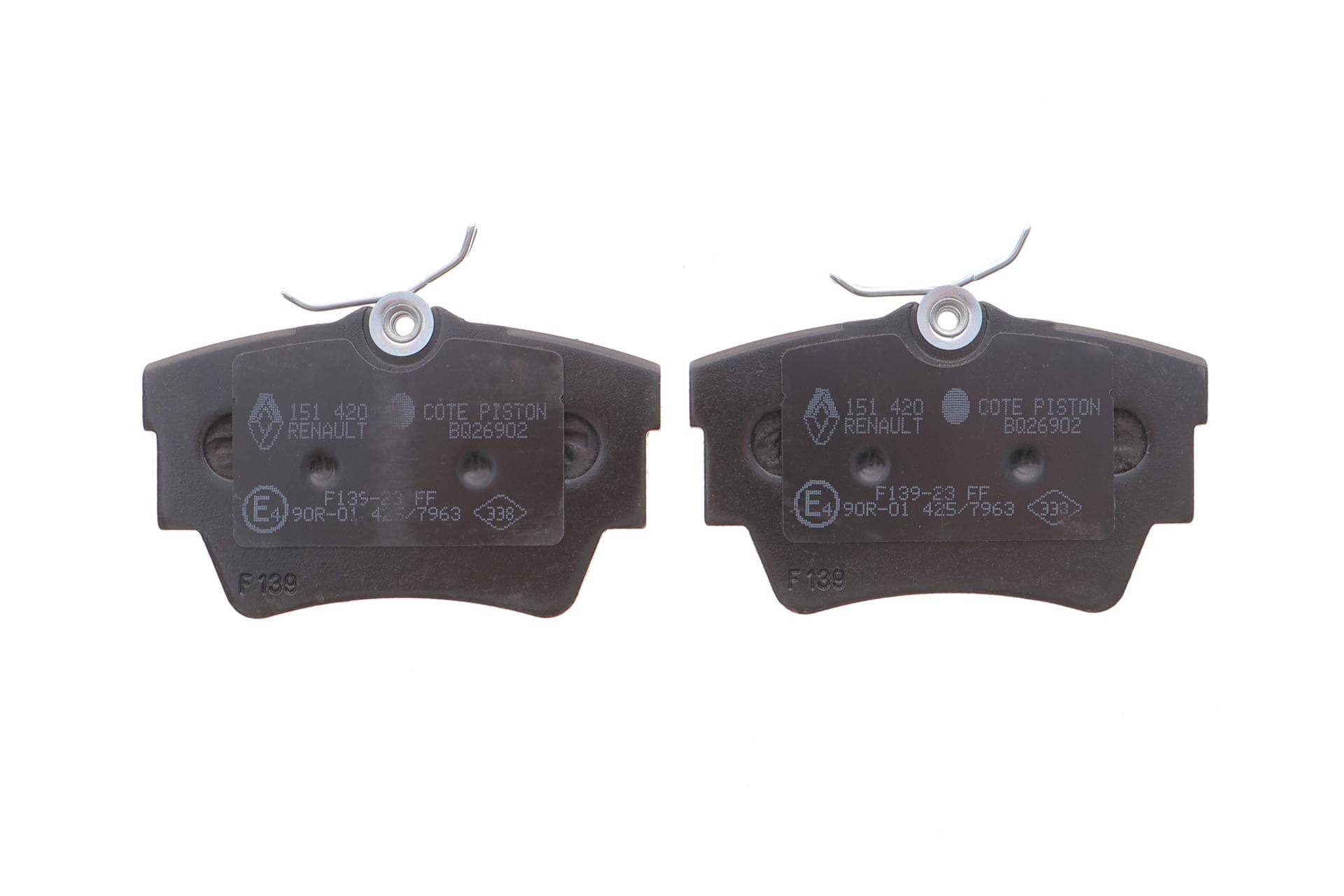 Колодки гальмівні (задні) Renault Trafic/Opel Vivaro 01-