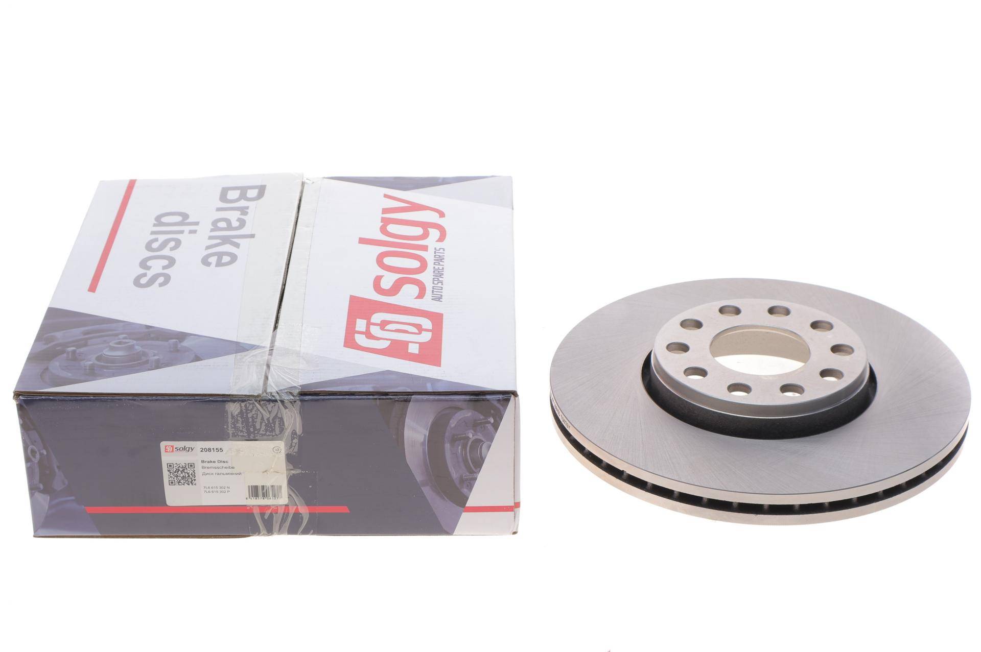 Диск гальмівний (передній) Audi 100/A4/A6/Skoda SuperB I/VW Passat 1.6-3.0 90-13 (288x25)