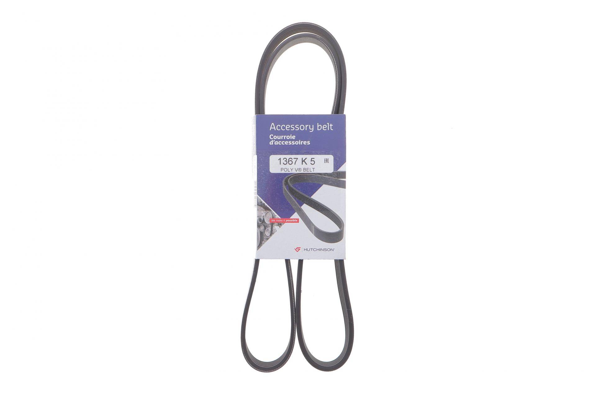 Ремінь генератора Opel Combo/Corsa 1.4 00- (5PK1367)