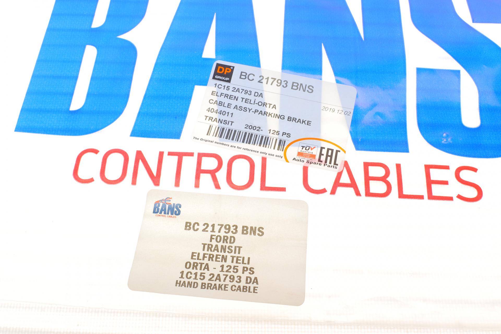 Трос ручника (центральний) Ford Transit 00- (718mm)