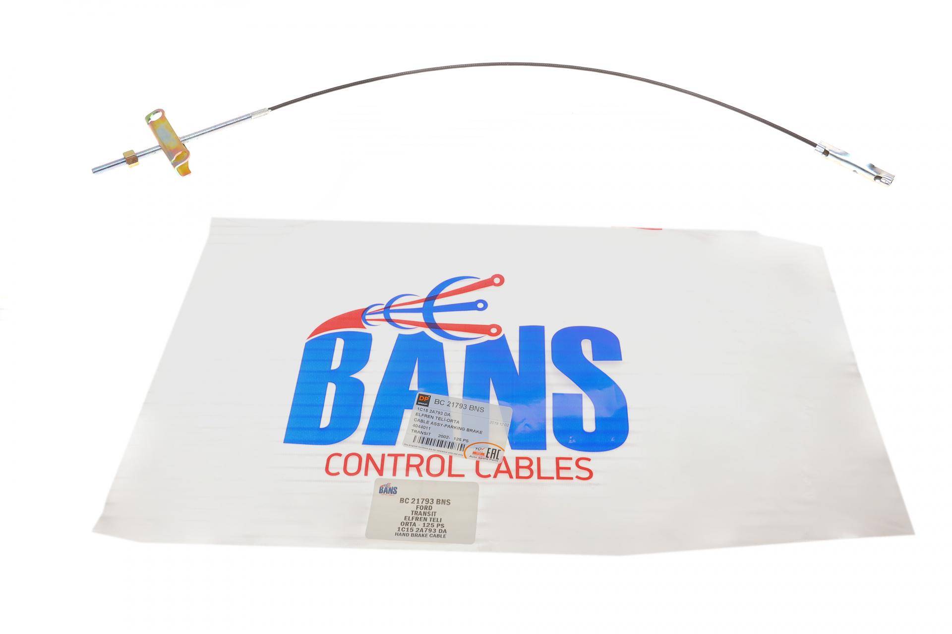 Трос ручника (центральний) Ford Transit 00- (718mm)