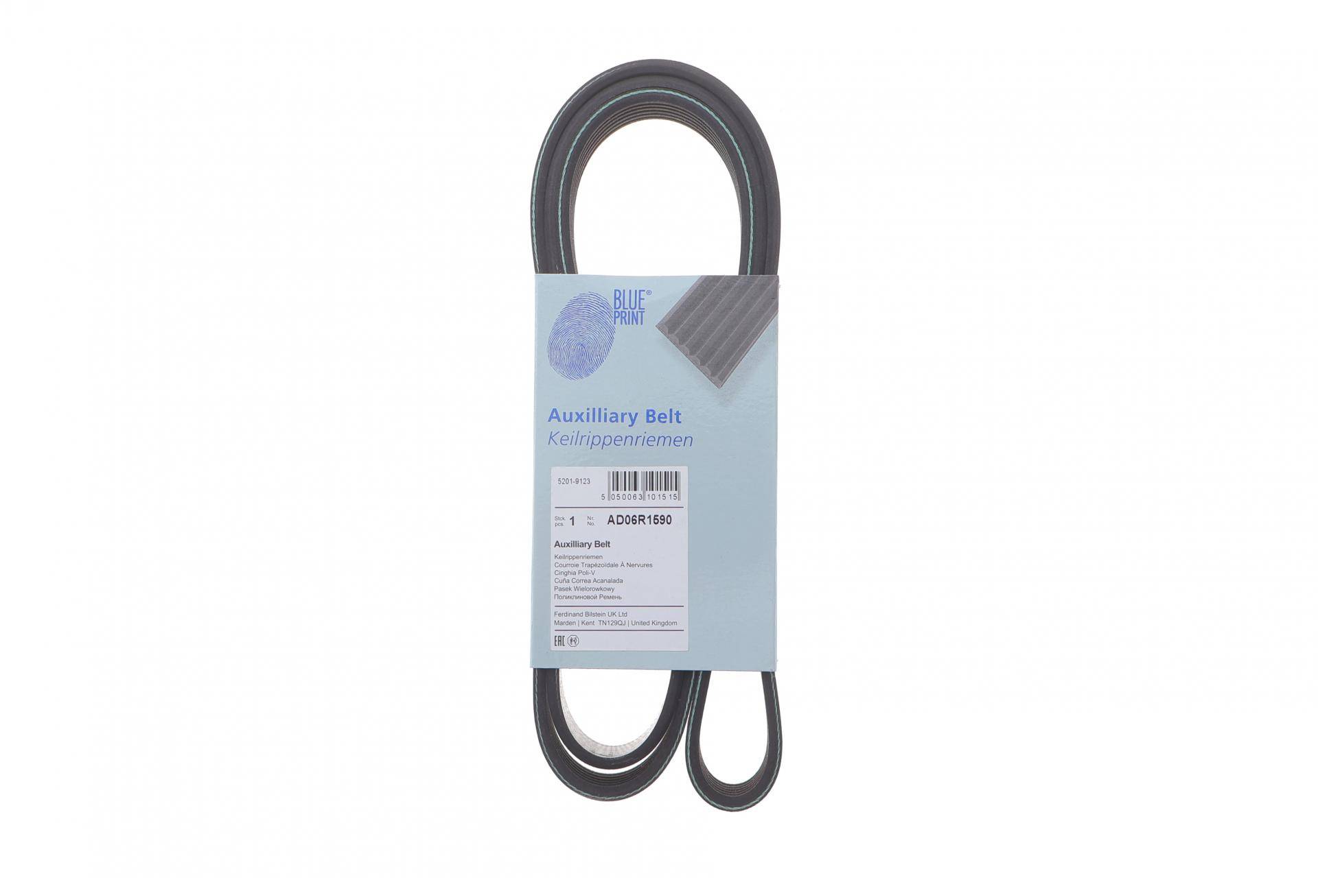 Ремінь генератора Opel Combo/Astra G 1.7DTi 01-/VW T4 2.0 90-03/Ford Mondeo 2.5 94-00 (6PK1590)