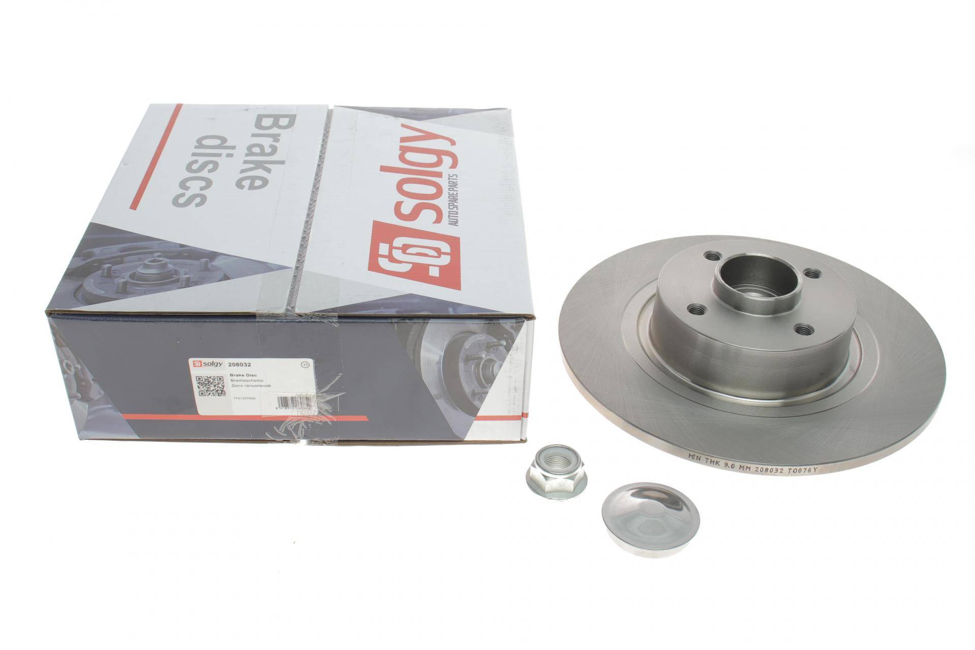 Диск гальмівний (задній) Renault Scenic II 03- (270х10) (+ABS) (з підшипником)