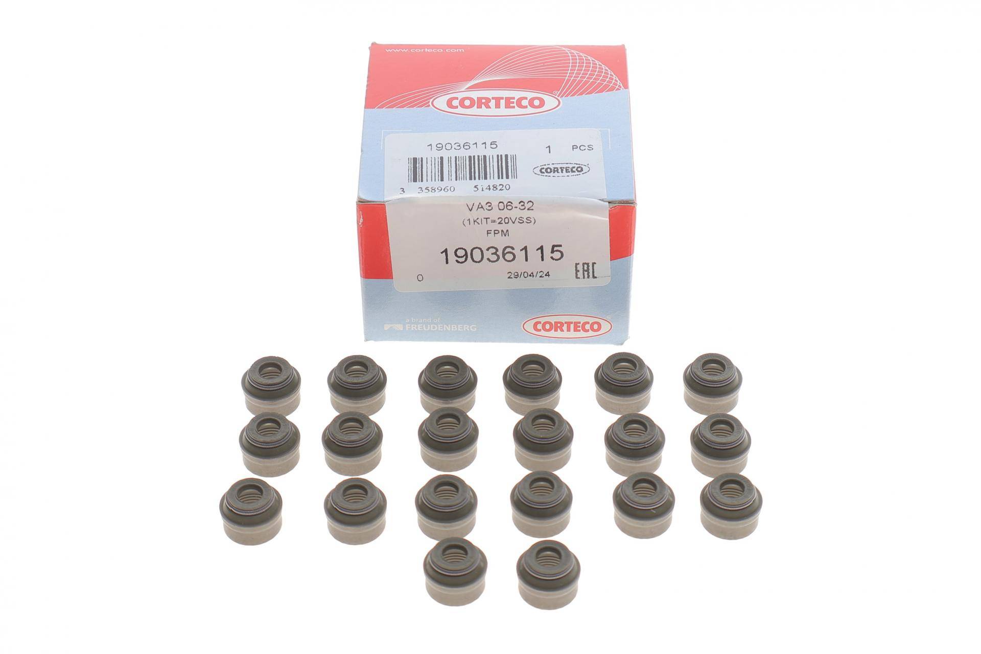 Сальник клапана (впуск/випуск) Ford Focus/Mondeo/S-Max 2.5 06-15 (к-кт 20шт.)