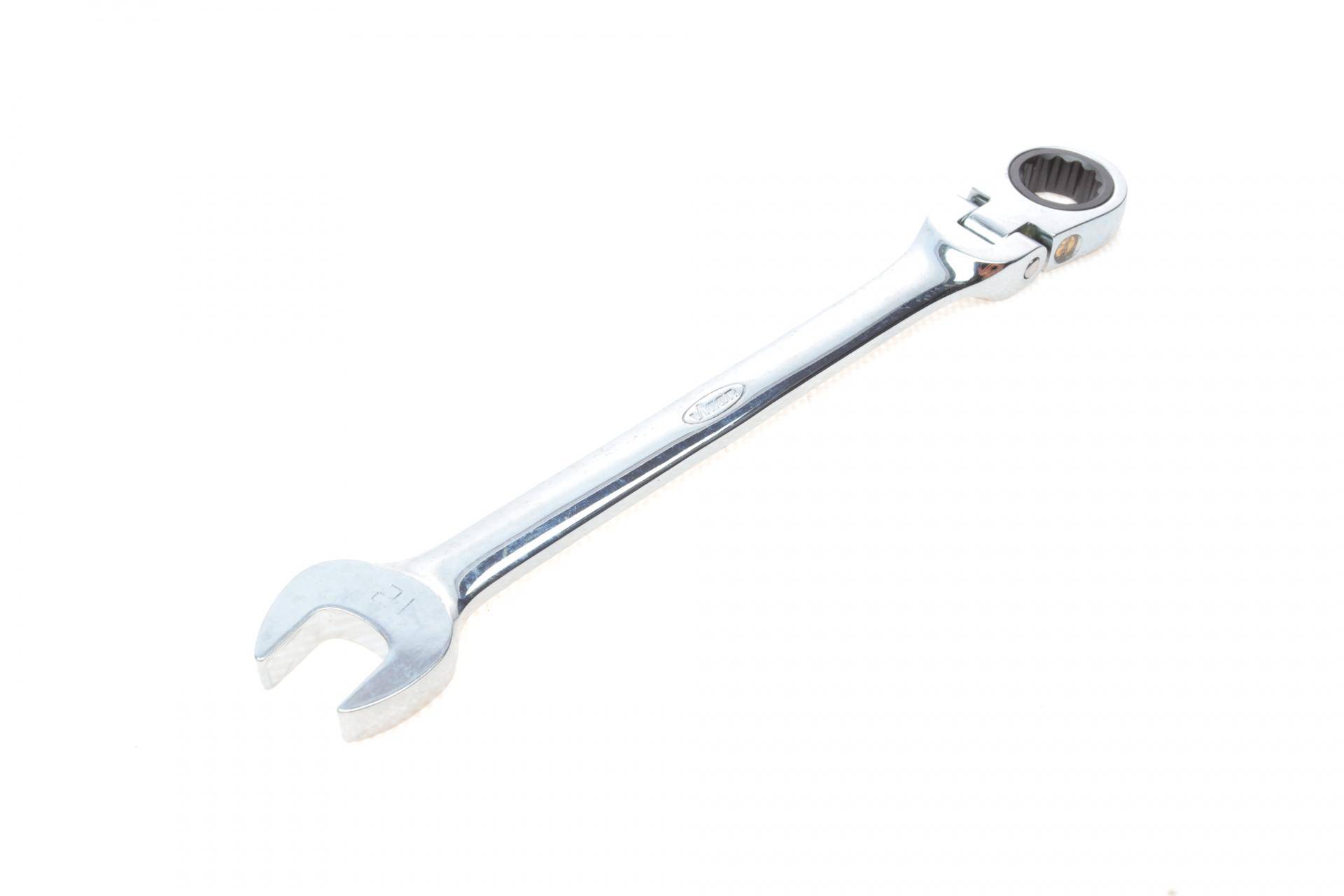 Ключ ріжково-накидний з тріскачкою 12 мм 72 зуб. L-170 мм