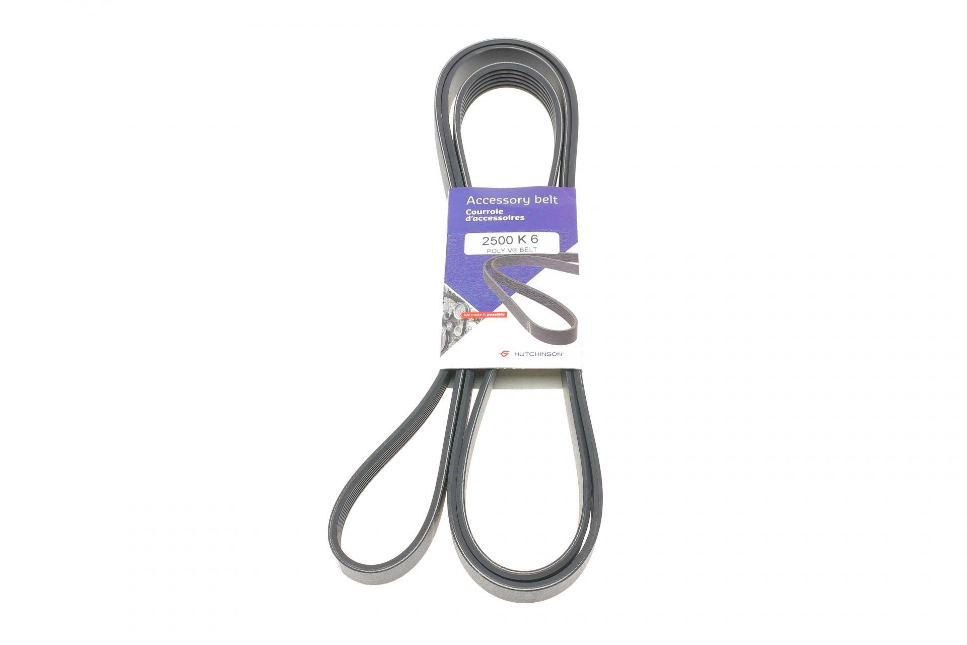 Ремінь генератора Audi A4/A5/A6 2.7/3.0TDI 04-11 (6PK2500)