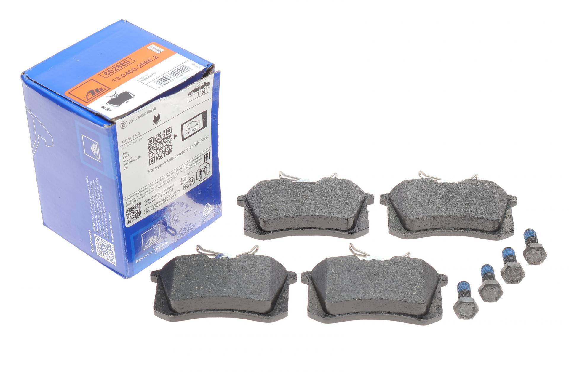 Колодки гальмівні (задні) VW Golf/Passat 83-02 (TRW) (87.6x52.9x16)