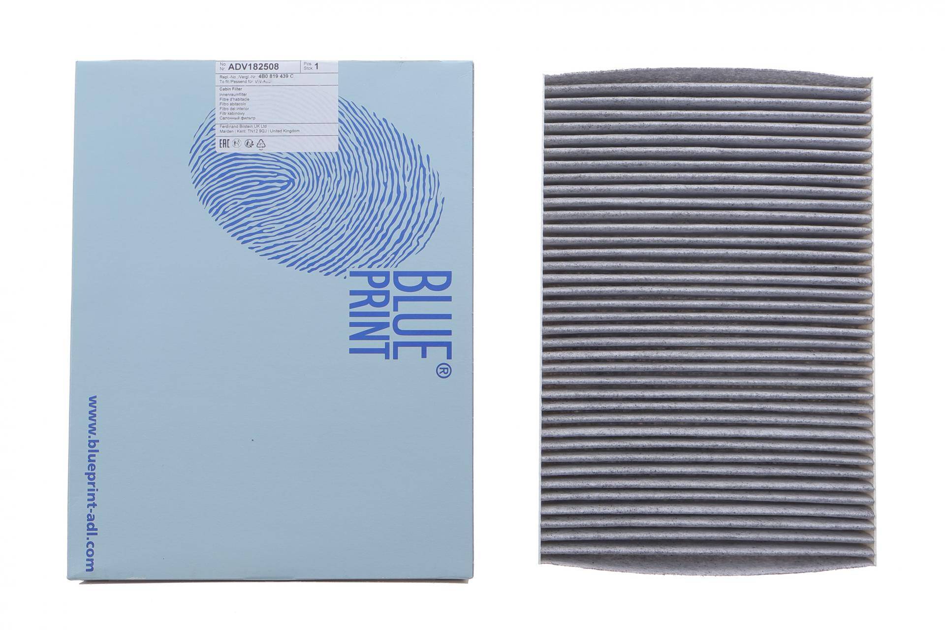 Фільтр салону Audi A6 1.8-2.8/1.9-2.5TDI -05 (вугільний)