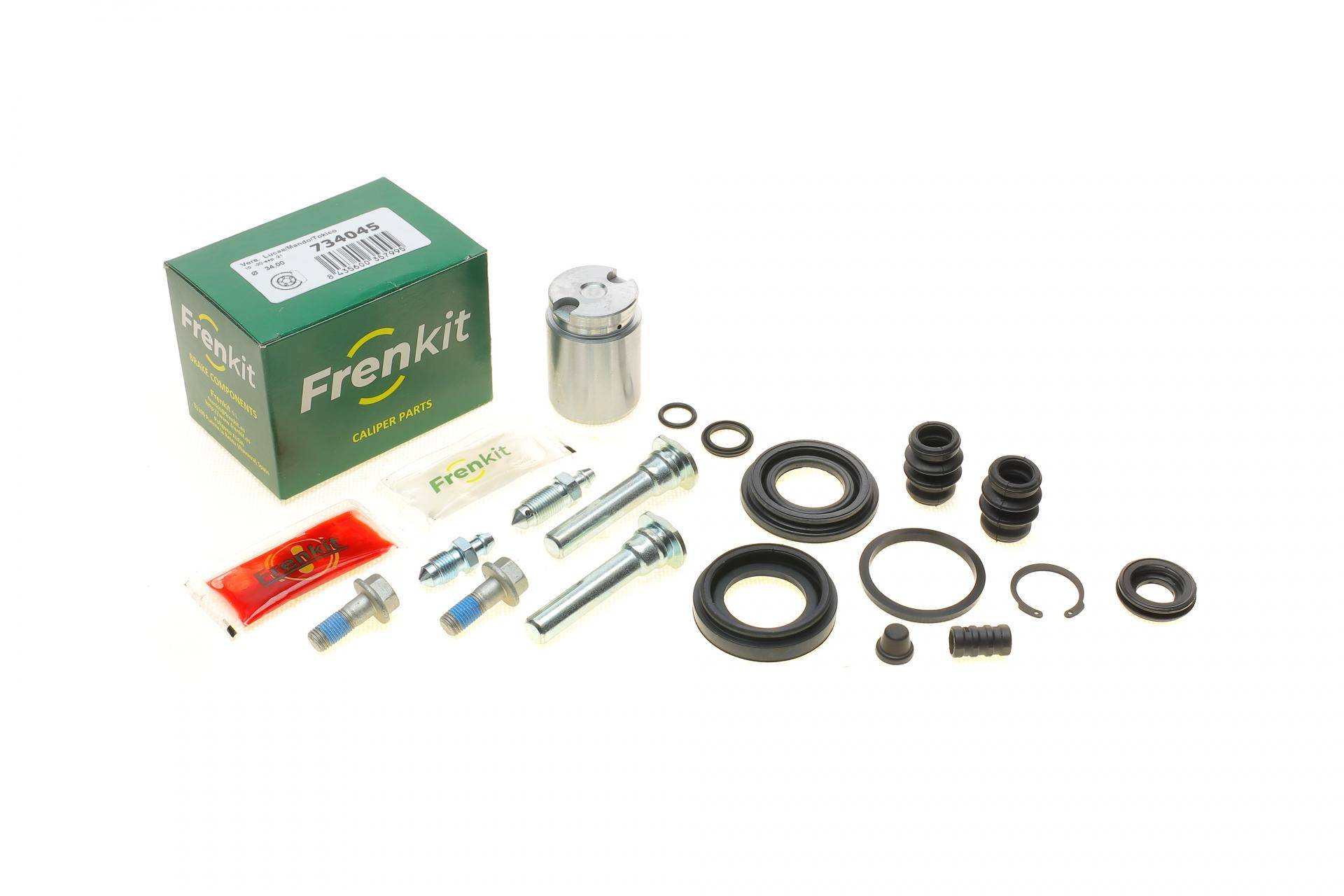 Ремкомплект супорта (заднього) Mazda 6 02-08 (d=34mm) (+поршень/направляюча) (Mando)