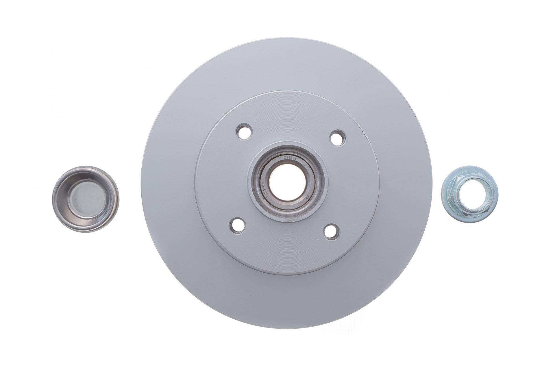 Диск гальмівний (задній) Citroen C4 II/Peugeot 308 08- (249х9) (+ABS) (з підшипником)