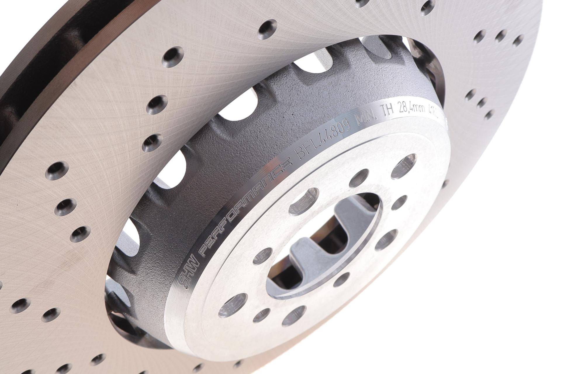 Диск гальмівний (передній) BMW M3 (F30/F80) 14-18 (380x30) (L) (з покриттям) (з отворами) (вент)