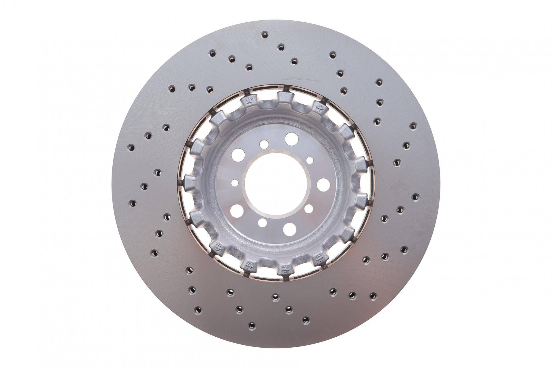 Диск гальмівний (передній) BMW M3 (F30/F80) 14-18 (380x30) (L) (з покриттям) (з отворами) (вент)