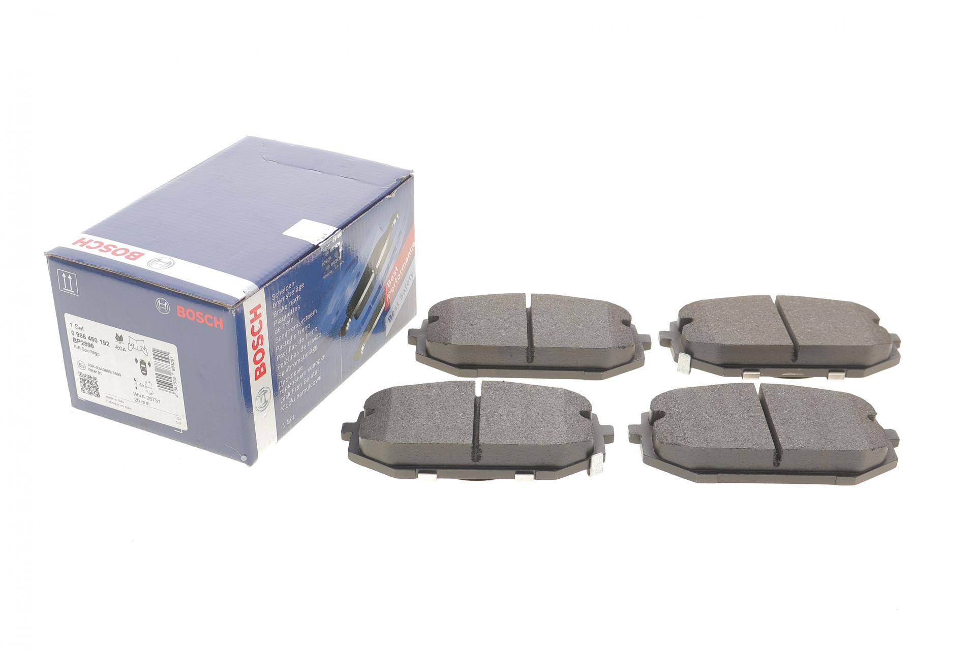 Колодки гальмівні (передні) Hyundai i40/ix35/Kia Sportage 10-