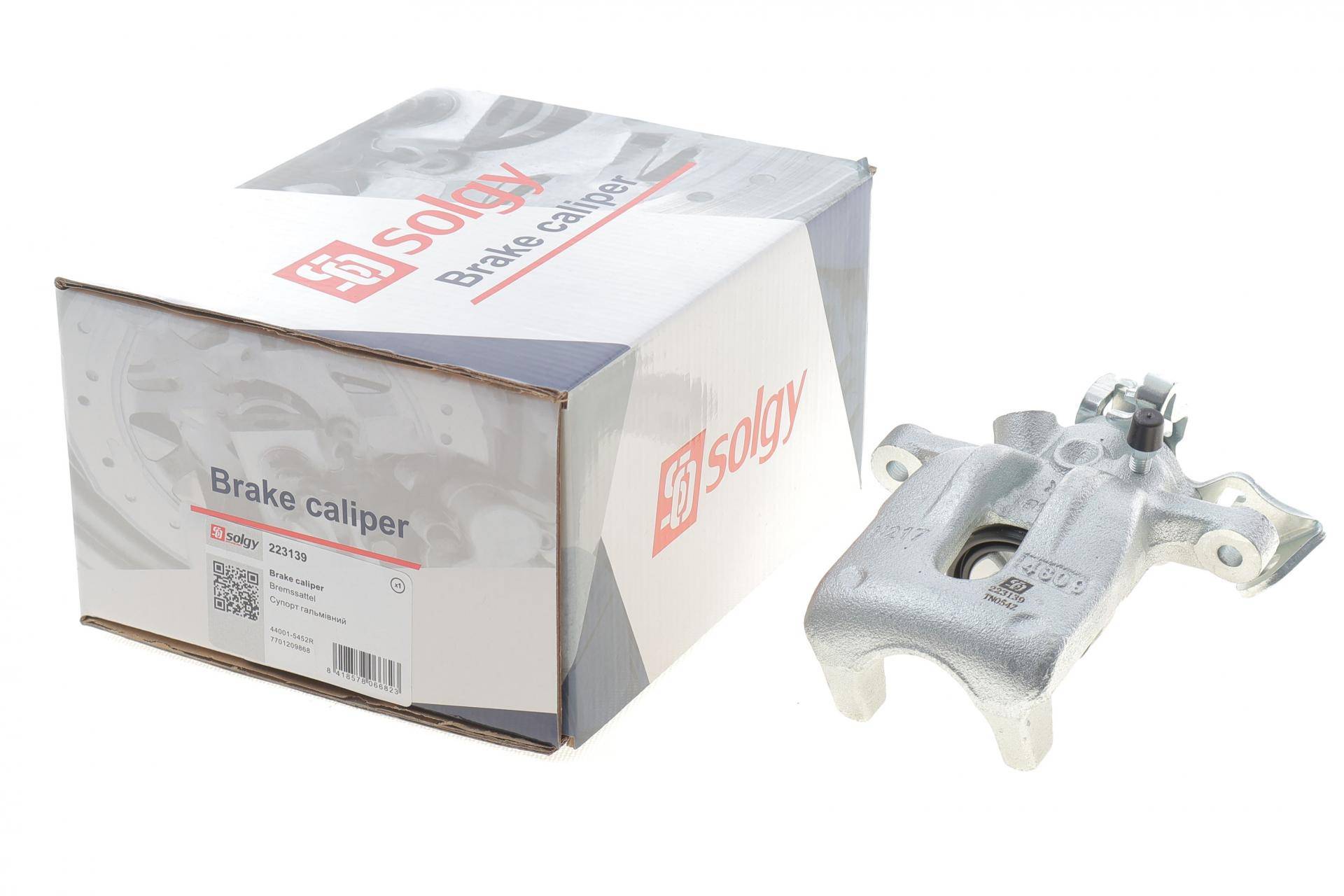 Супорт гальмівний (задній) (R) Renault Kangoo 08- (d=38mm) (TRW) (для диска d=274mm)