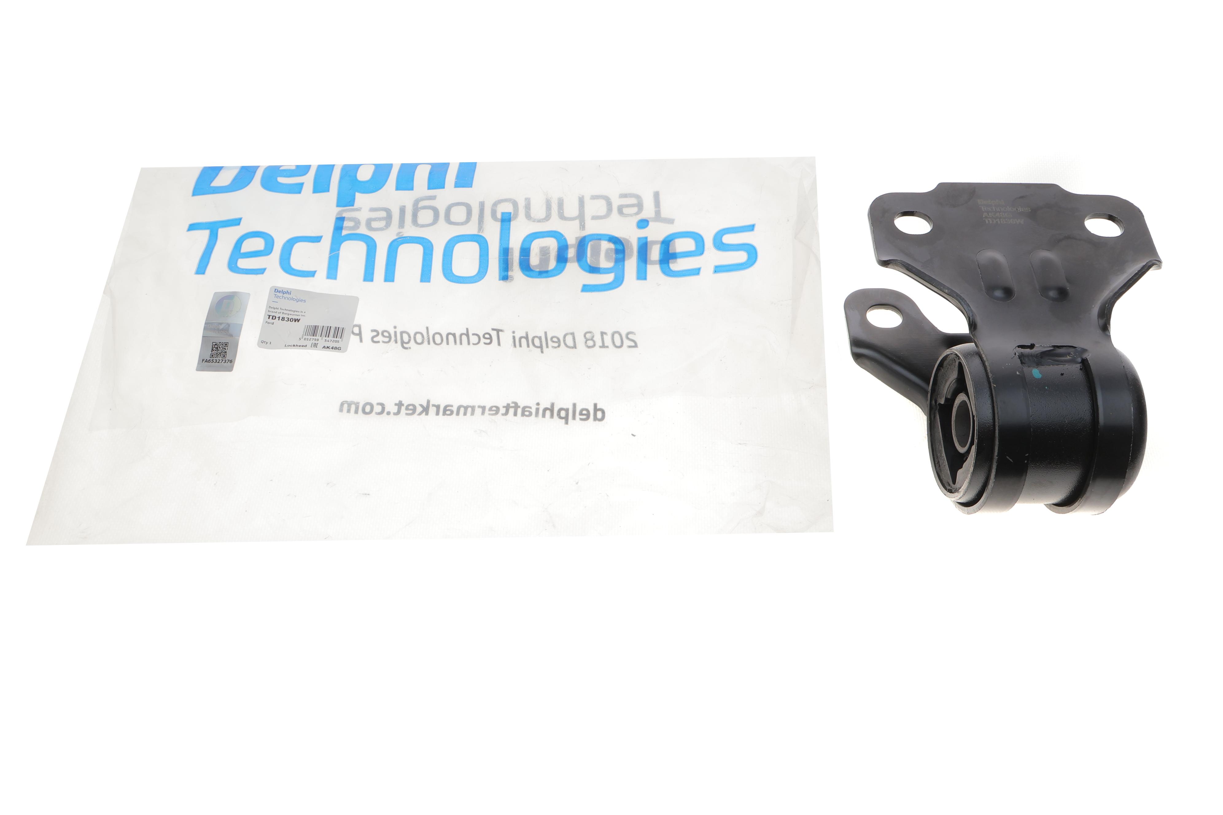 Сайлентблок важеля (переднього/ззаду) Ford Torneo Connect/Transit Connect 13- (R) (з кронштейном)