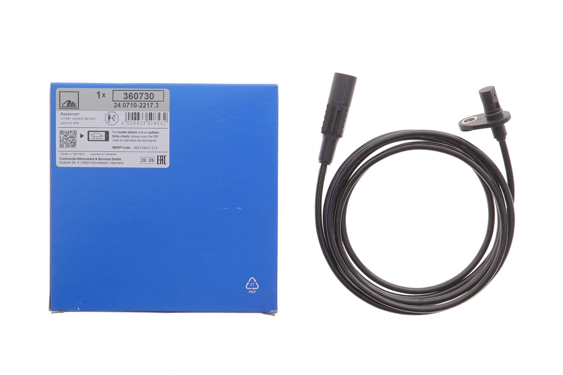 Датчик ABS (задній) MB Sprinter/VW Crafter 06- (L) (L=1830mm)