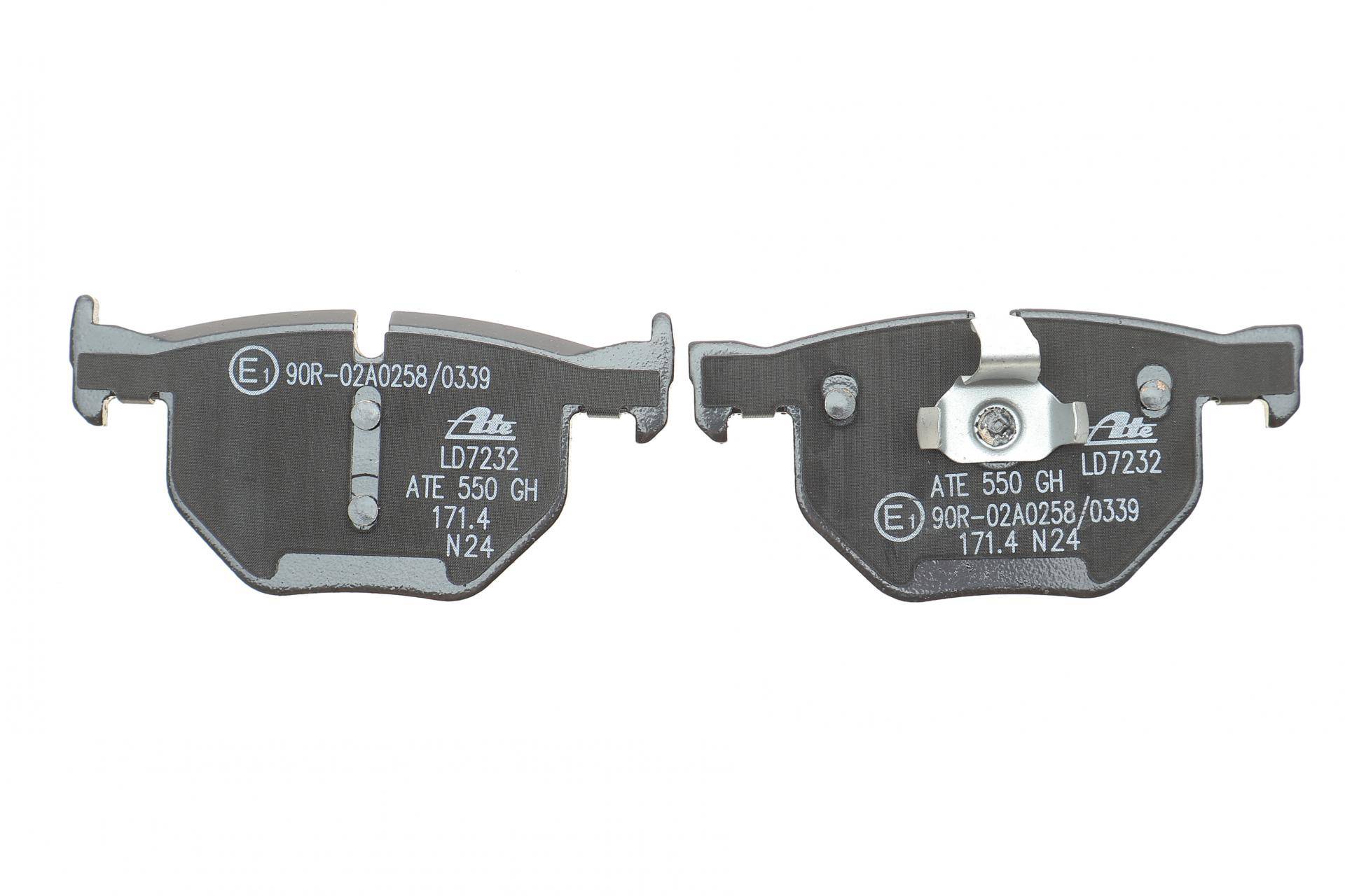 Колодки гальмівні (задні) BMW X5 (E70) 06-13/(F15/F85) 13-18/X6 (E71/E72) 08-14/(F16/F86) 14-19 (Ate) ATE Ceramic