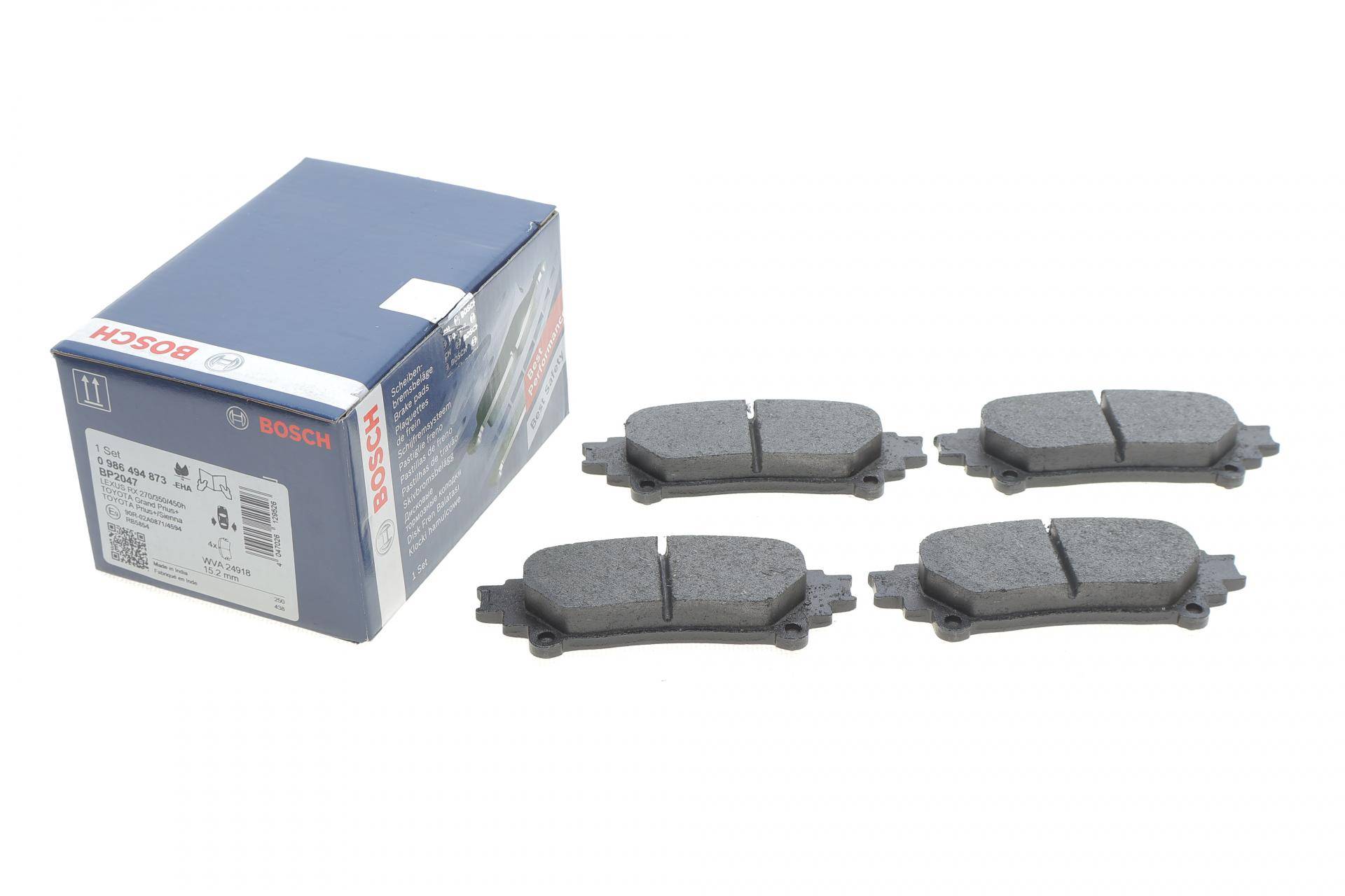 Колодки гальмівні (задні) Toyota Prius 11-/Lexus GS 12-/RC 14-