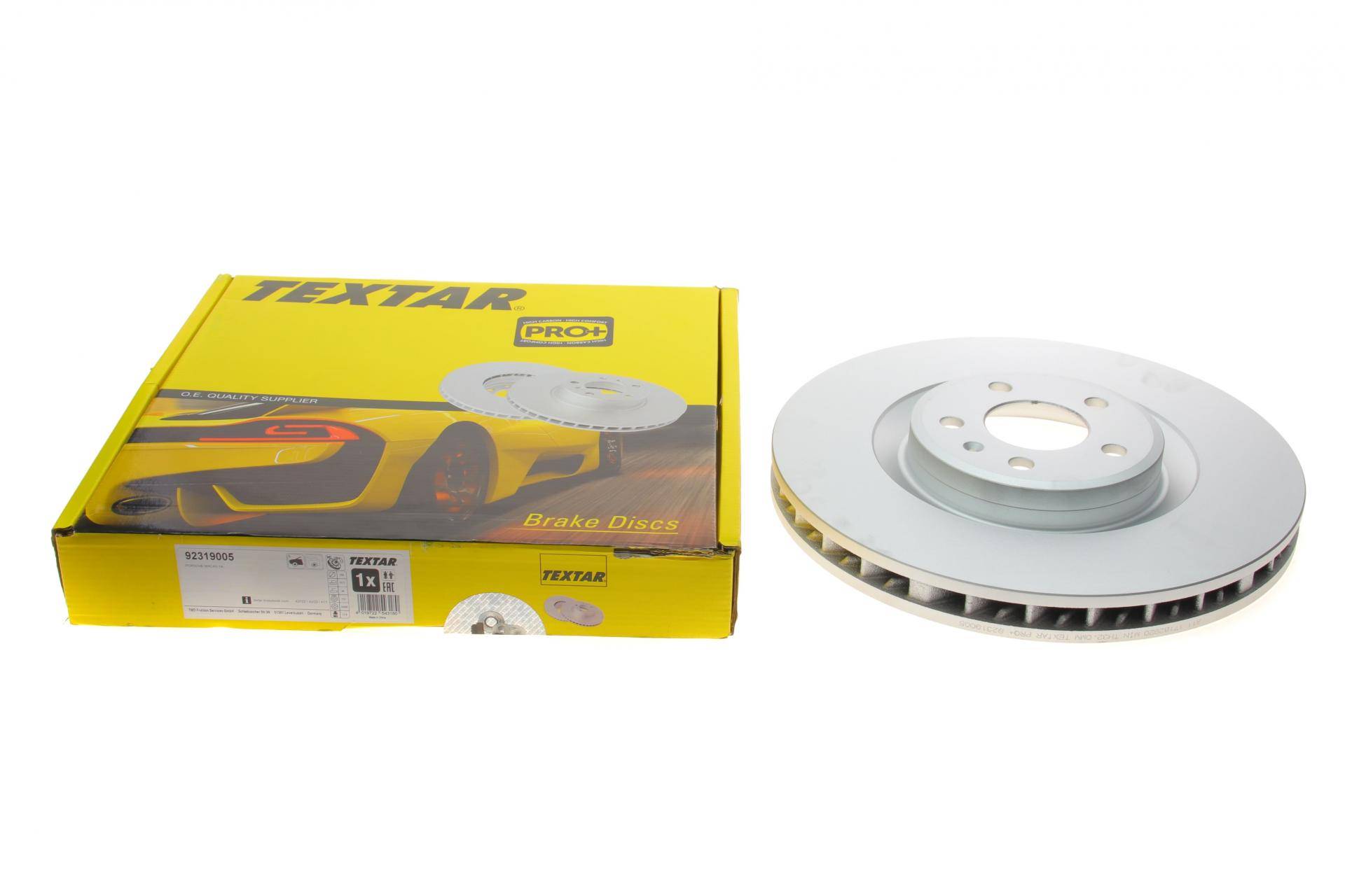 Диск гальмівний (передній) Porsche Macan 14- (L) (350x34) PRO+