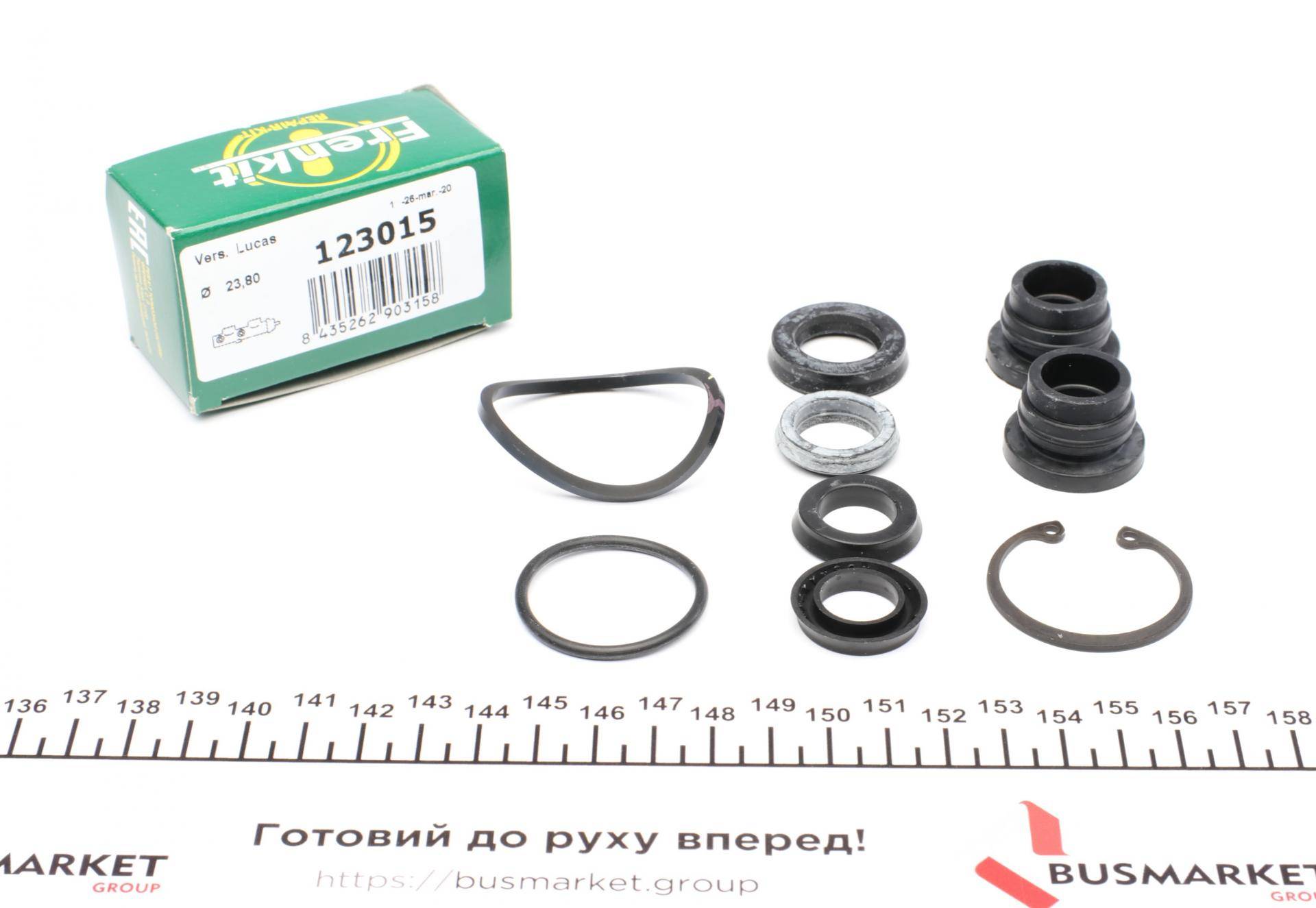 Ремкомплект циліндра гальмівного (головного) Audi A6 94-97 (+ABS) (d=23,8mm) Lucas
