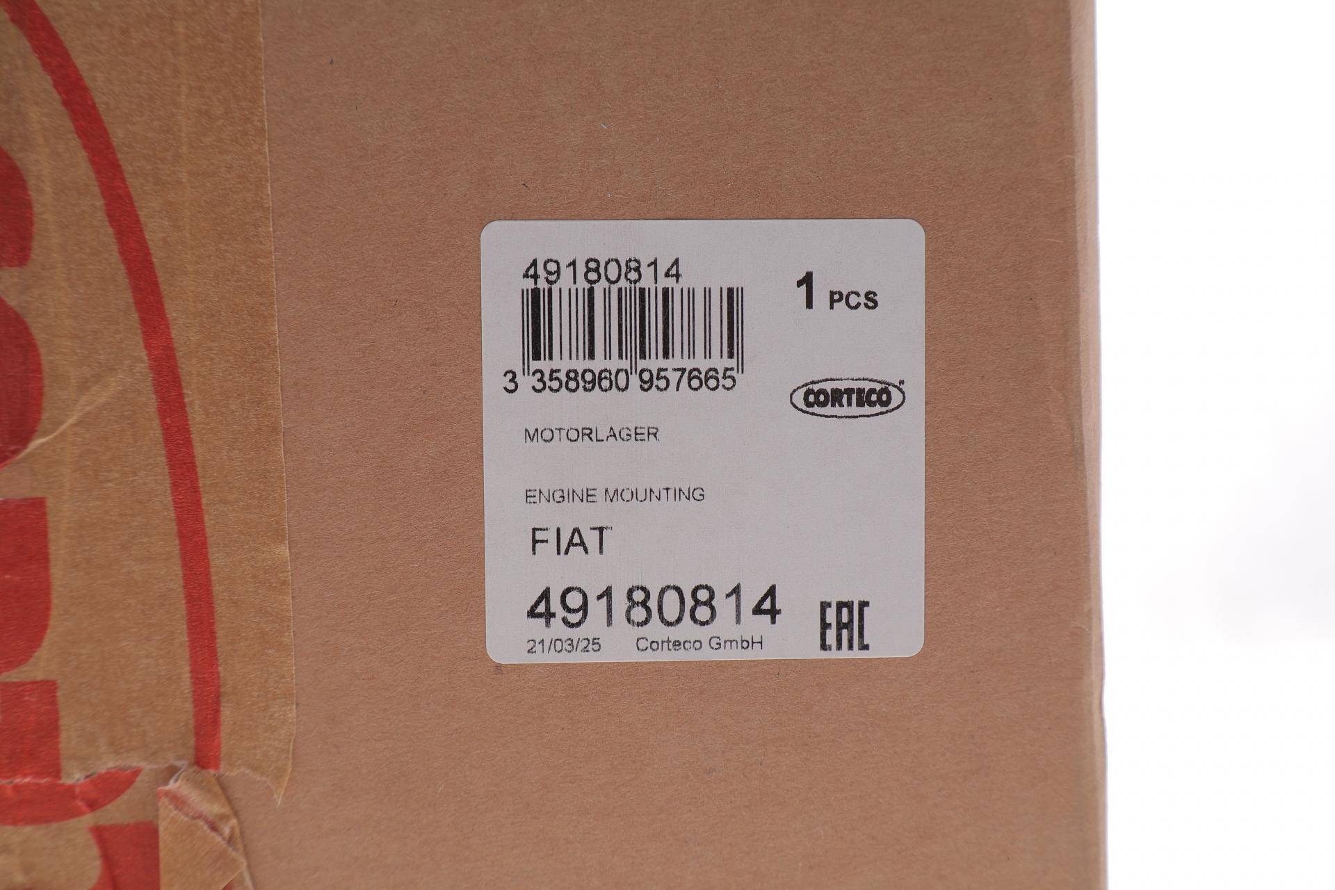 Подушка двигуна (передня) (R) Fiat Doblo 1.3D 07- (010626)