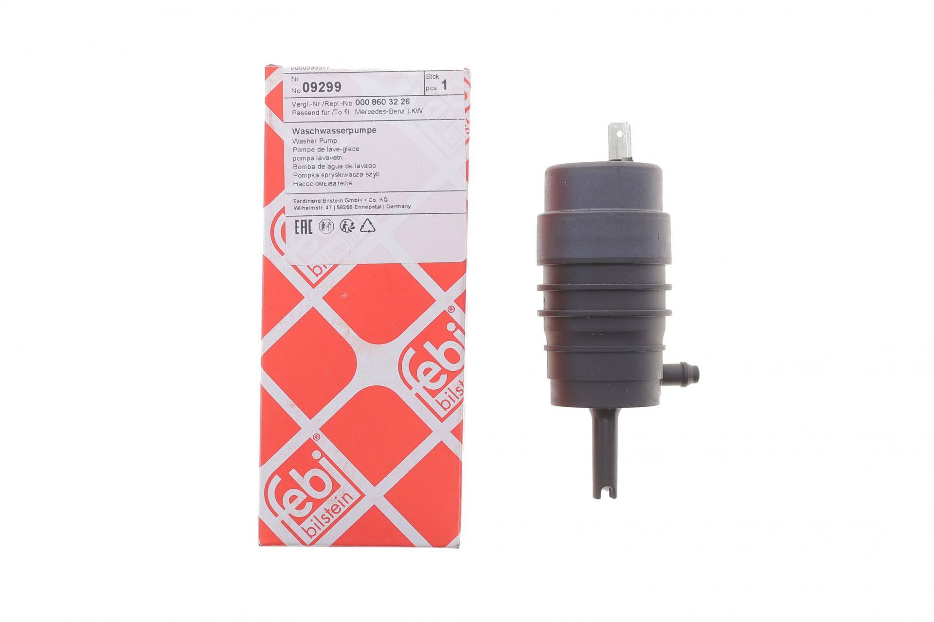 Насос омивача скла (моно) MB Sprinter/VW LT 96- (24V)