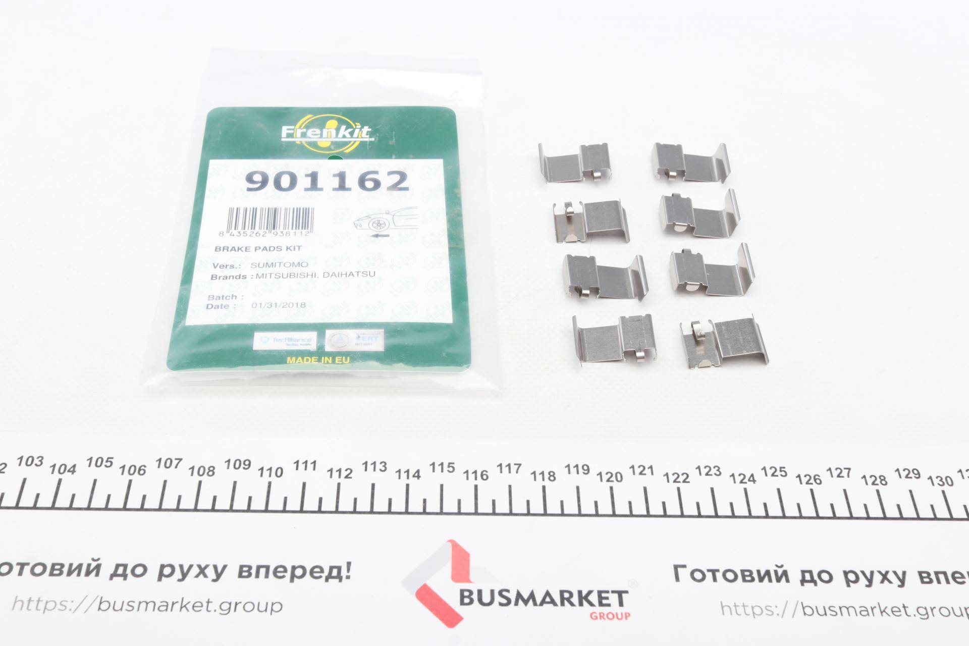 Планка супорта (переднього) прижимна (к-кт) Mitsubishi Lancer 95-03 (Sumitomo)