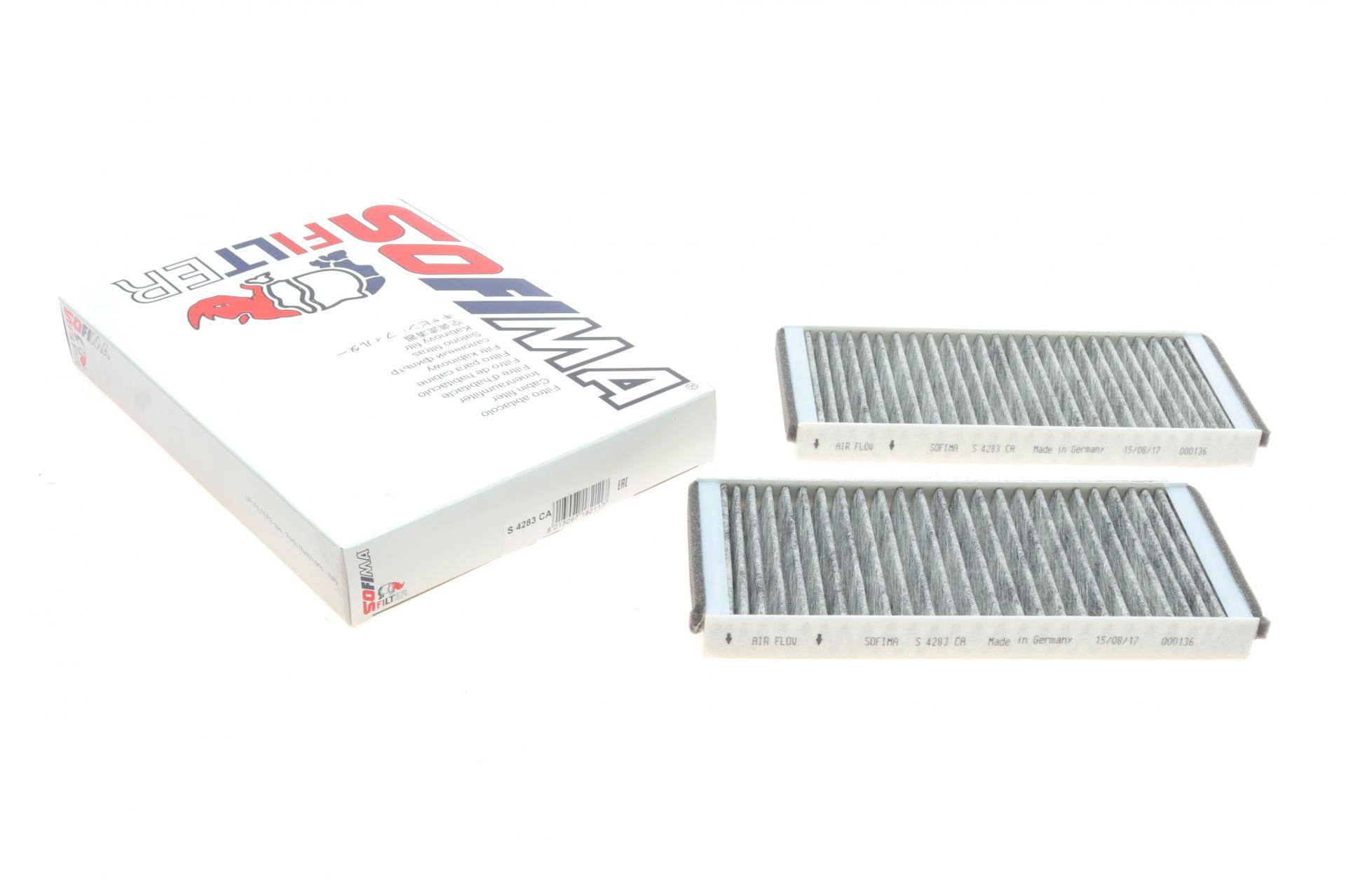 Фільтр салону Mazda RX-8 03-12 (вугільний) (к-кт 2шт.)